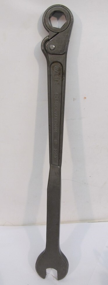 Carl Walter 2350-1, 24mm Free Wheel Ratchet- Open End Wrench, 6 Point