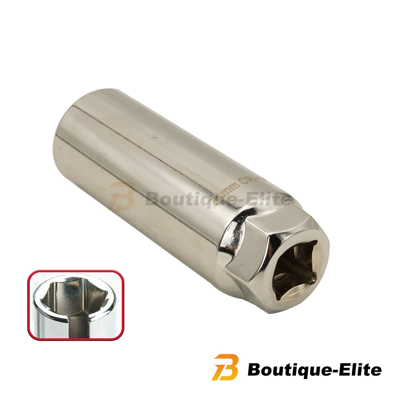 7/8» 22mm O2 Oxygen Sensor Socket Removal Tool Side Wire Cutout 1/2″ Drive
