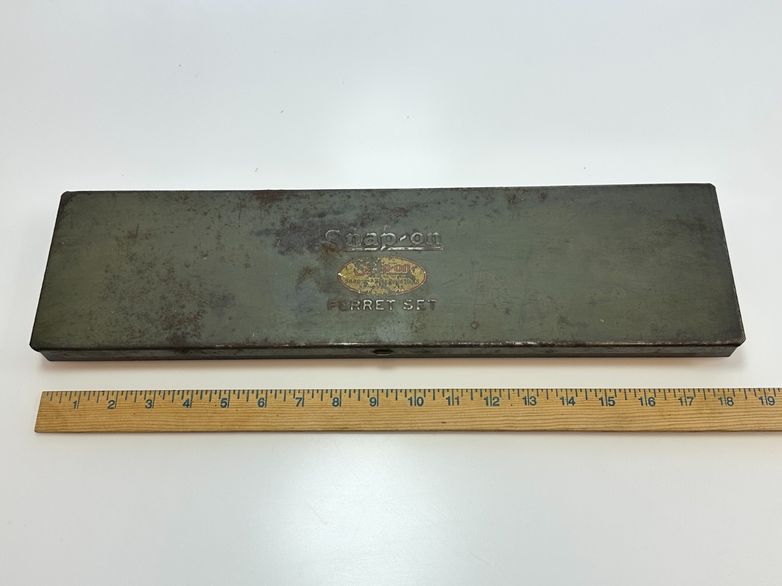 Snap On Tools USA (Kenosha WI) RARE Ferret Set Tool Box Case, Vintage Original