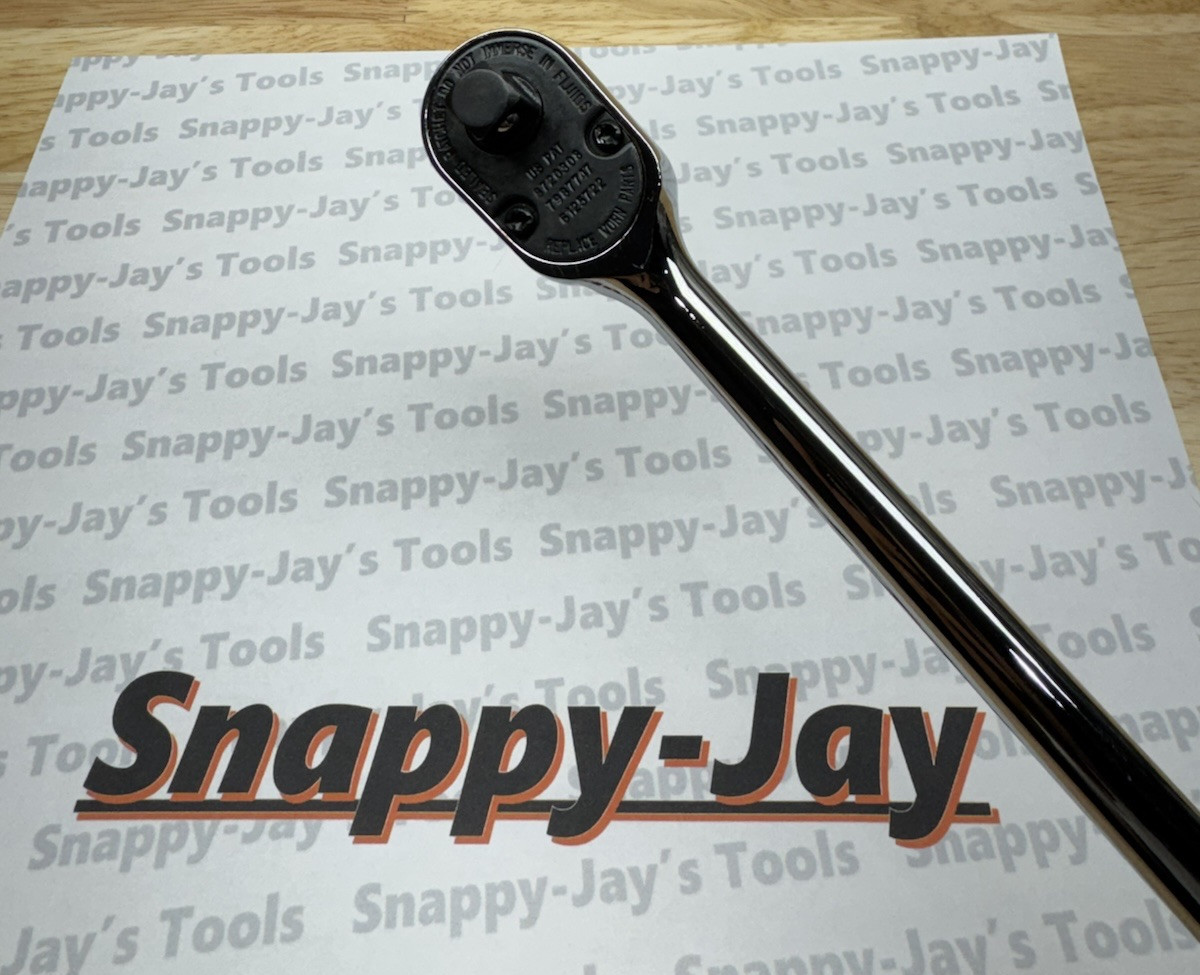 Snap-on Tools USA NEW 3/8″ Drive ORANGE Soft Grip LONG Fixed Head Ratchet FHL80