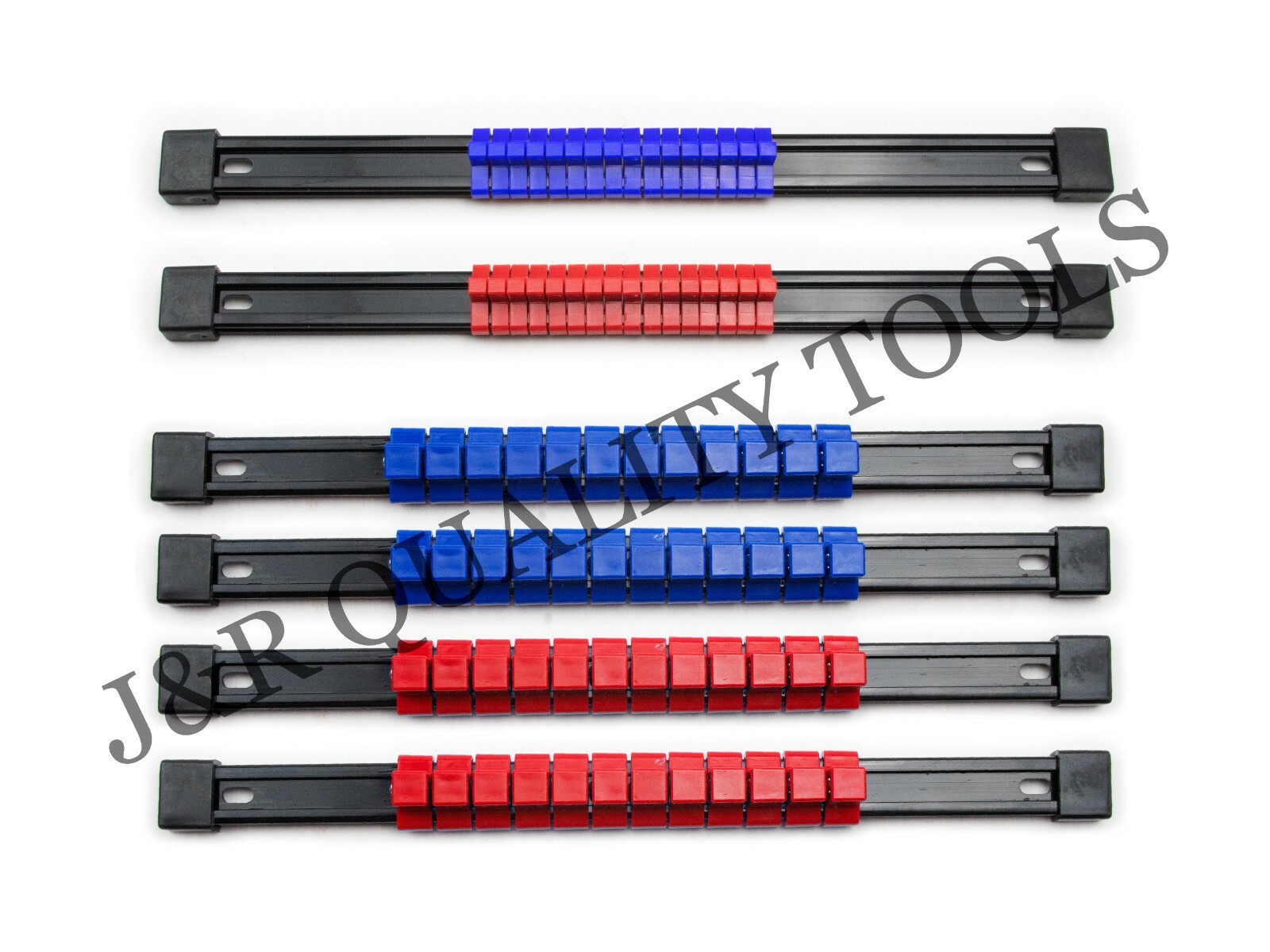 1/4 3/8 1/2 Industrial Abs Mountable Socket Rail Rack Holder Organizer