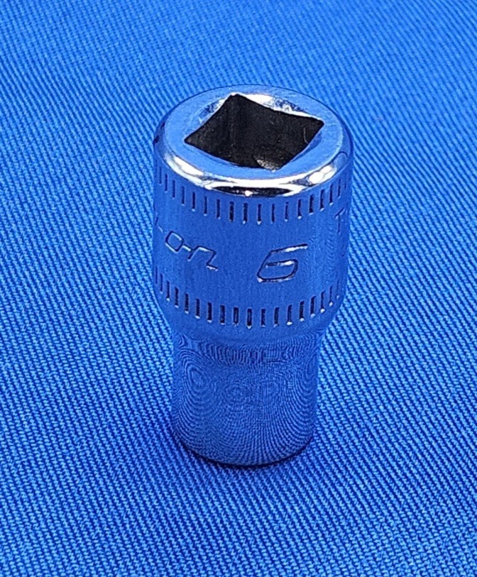 Snap On USA 6mm 6 Point 1/4″ Drive Shallow Socket TMM6