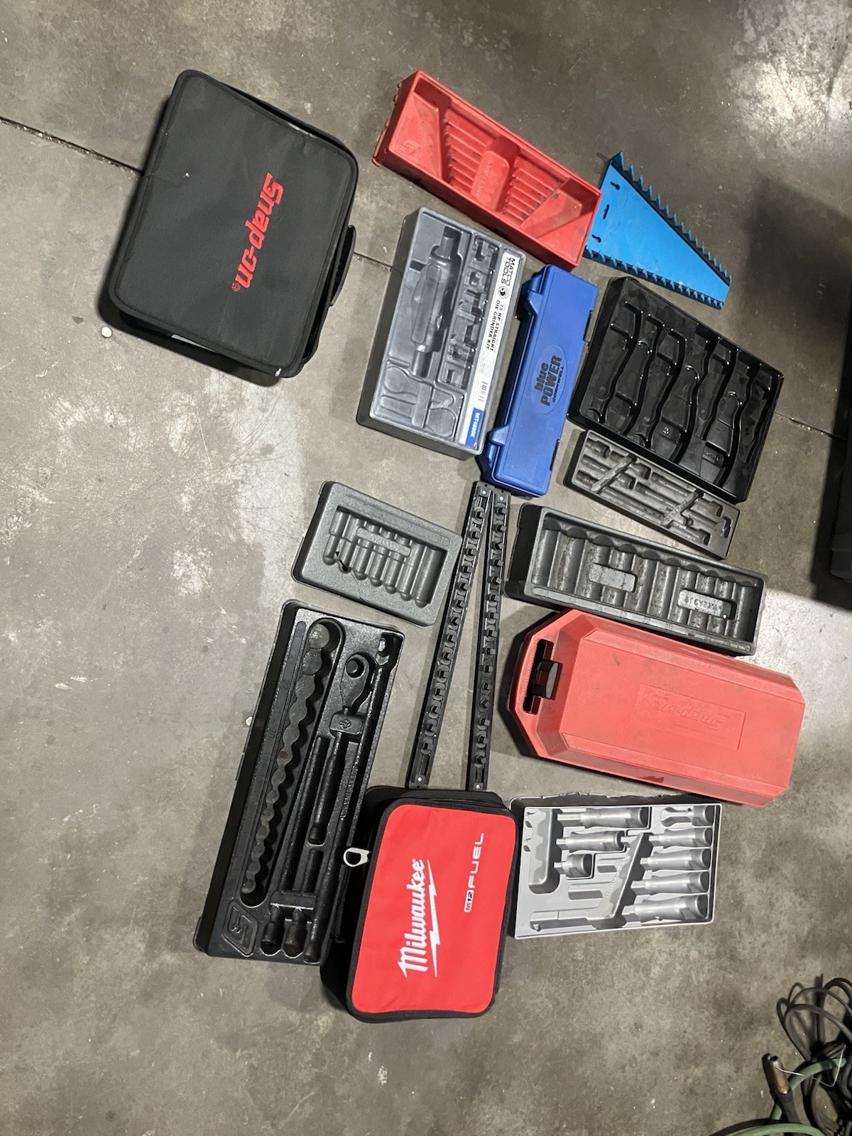 Snap On Matco Cornwell Milwaukee Tool Case Lot
