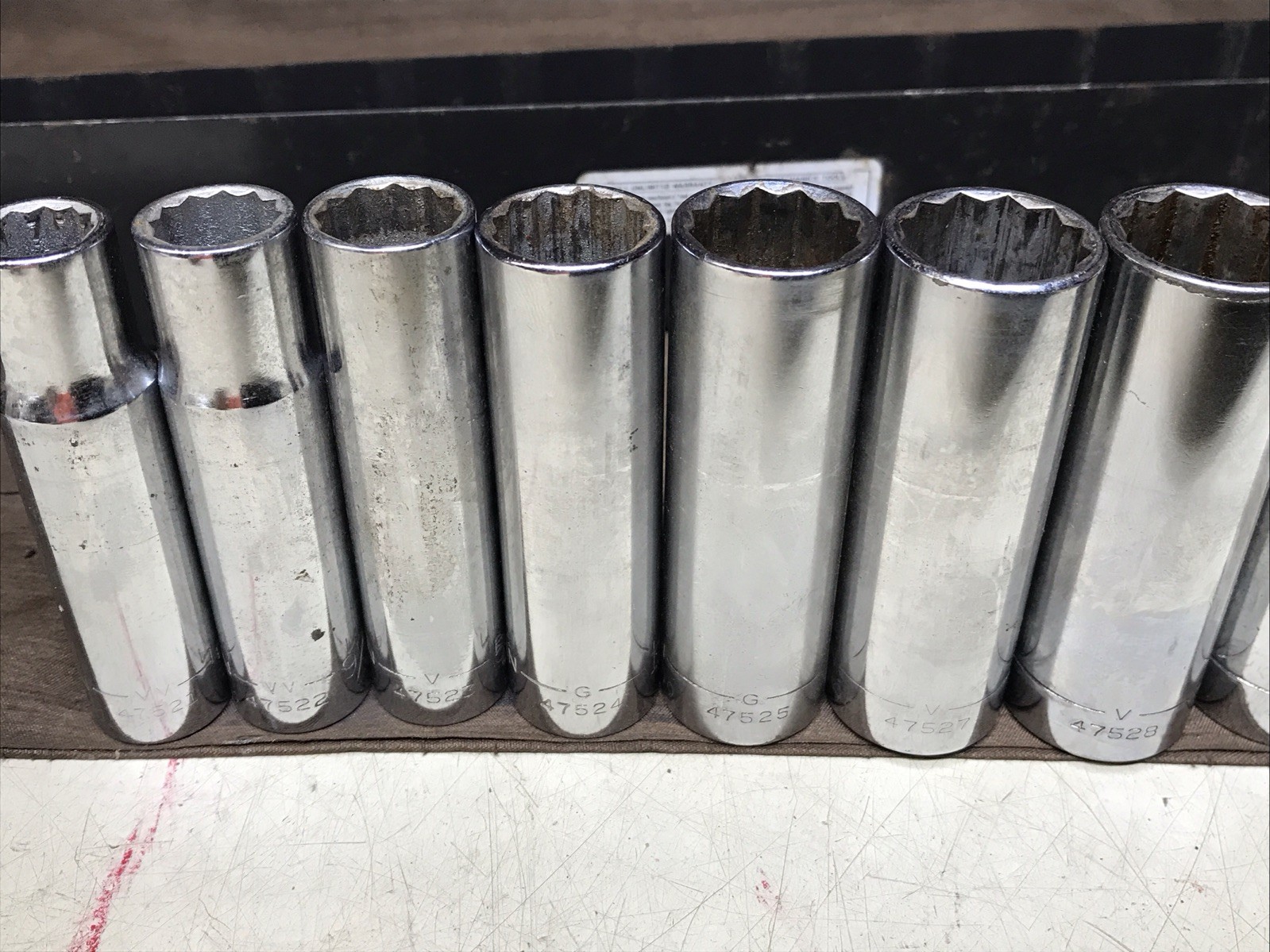 Craftsman 11pc 12Pt SAE Deep Socket Set 1/2″ Drive 1 1/8”-1/2” Made in USA