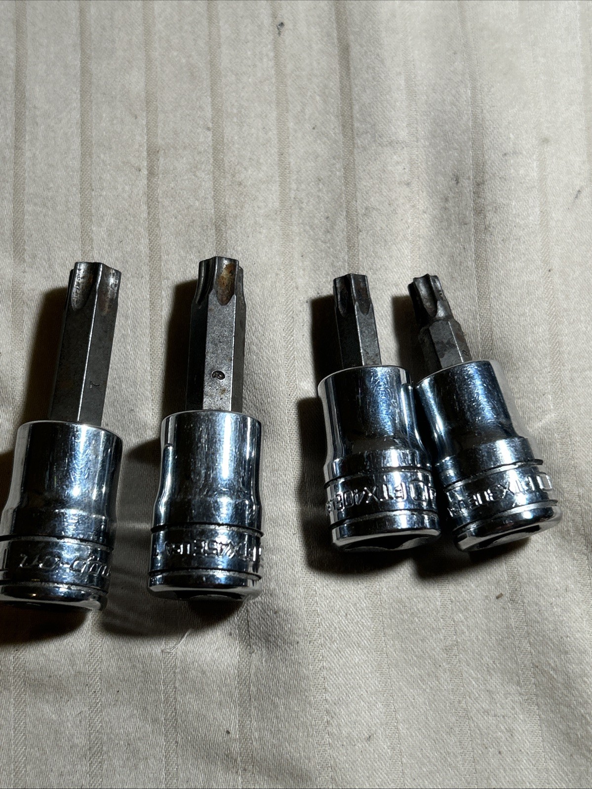 Snap-On 3/8″ Drive 4 pc TORX Bits FTX50E FTX45E FTX40E FTX30E