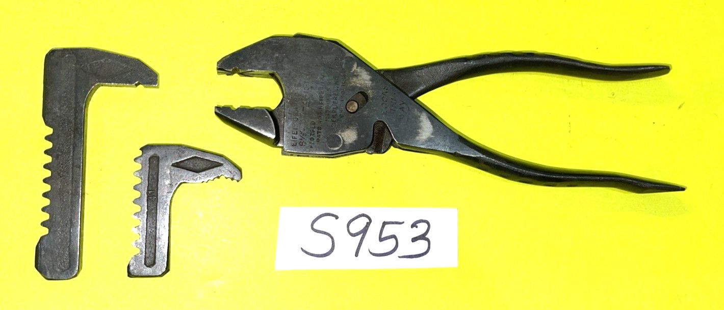 EIFEL TOOLS VINTAGE PLIERENCH & 2 EXTRA HEADS