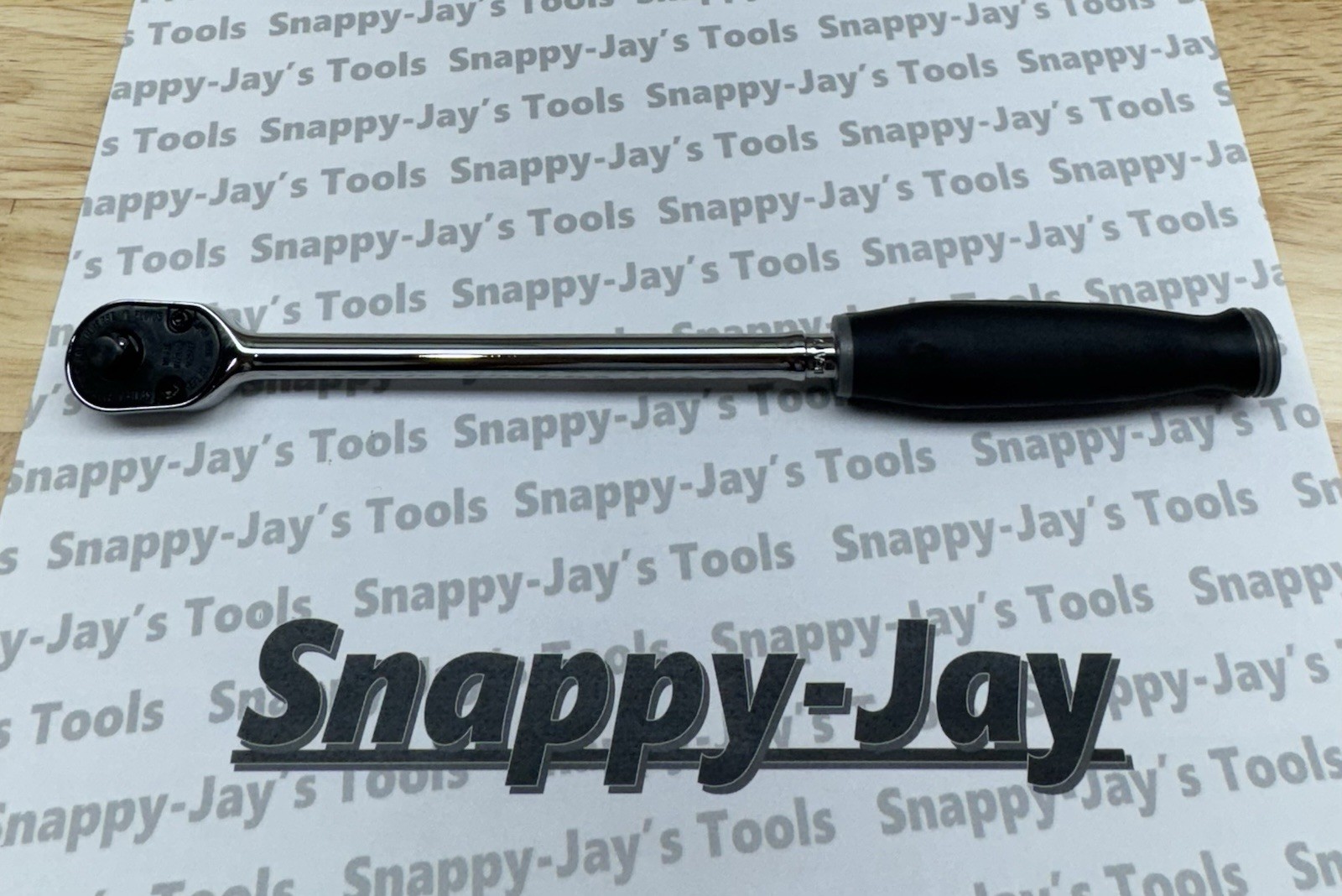 Snap-on Tools USA NEW 1/4″ Drive DARK TITANIUM Soft Grip Long Ratchet THLL72DT