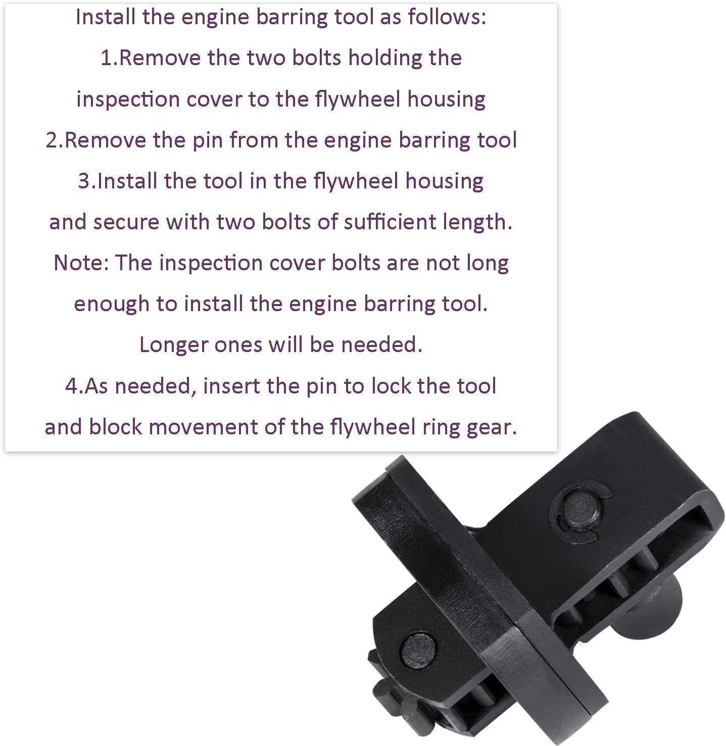 Engine Barring Tool – Replacement for J-46392 & W904589046300 for Diesel Engines