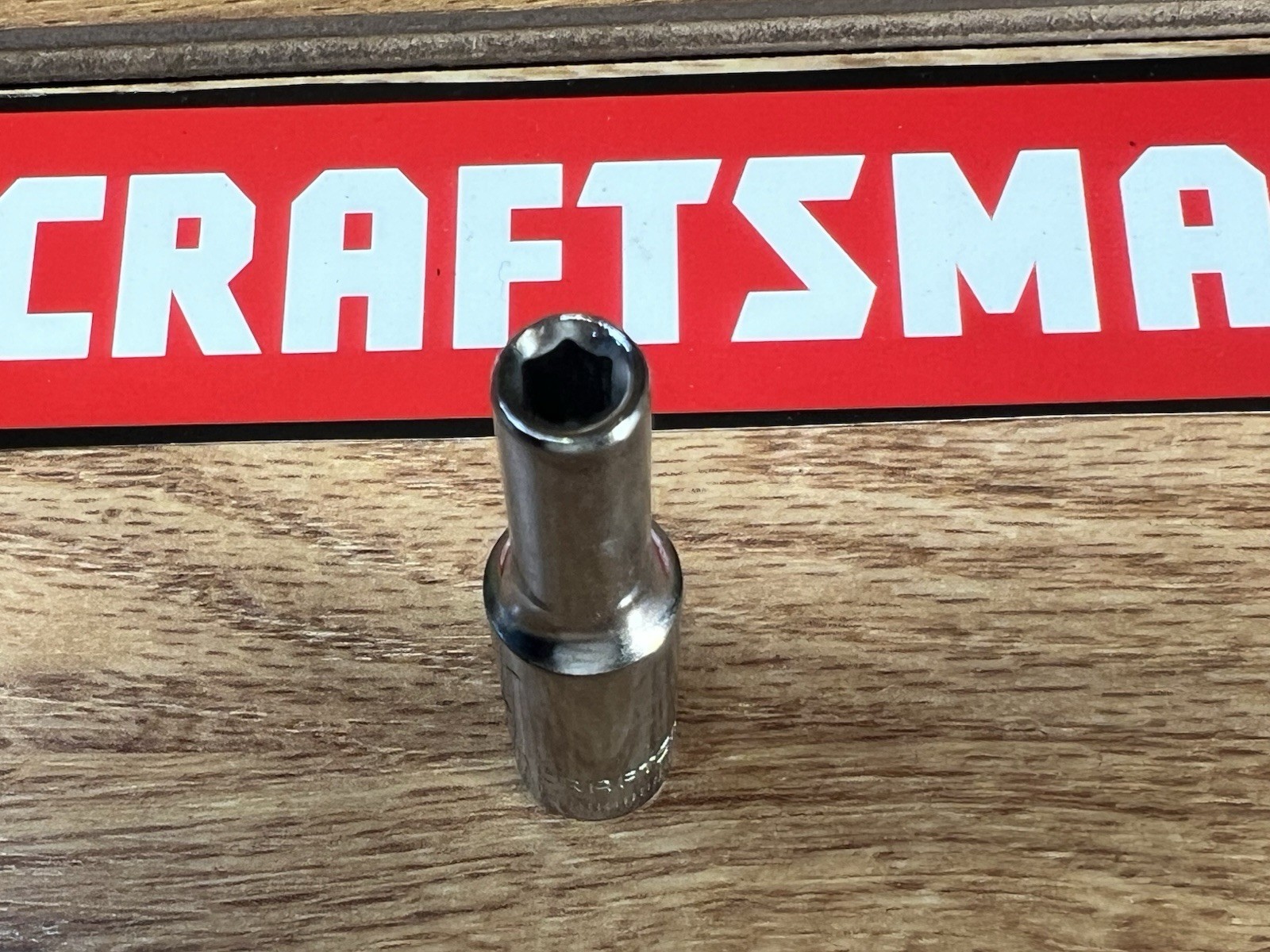 CRAFTSMAN S-AE 44401 DEEP SOCKET 4mm 1/4” Drive, 6 PT Ultrasonic Cleaned