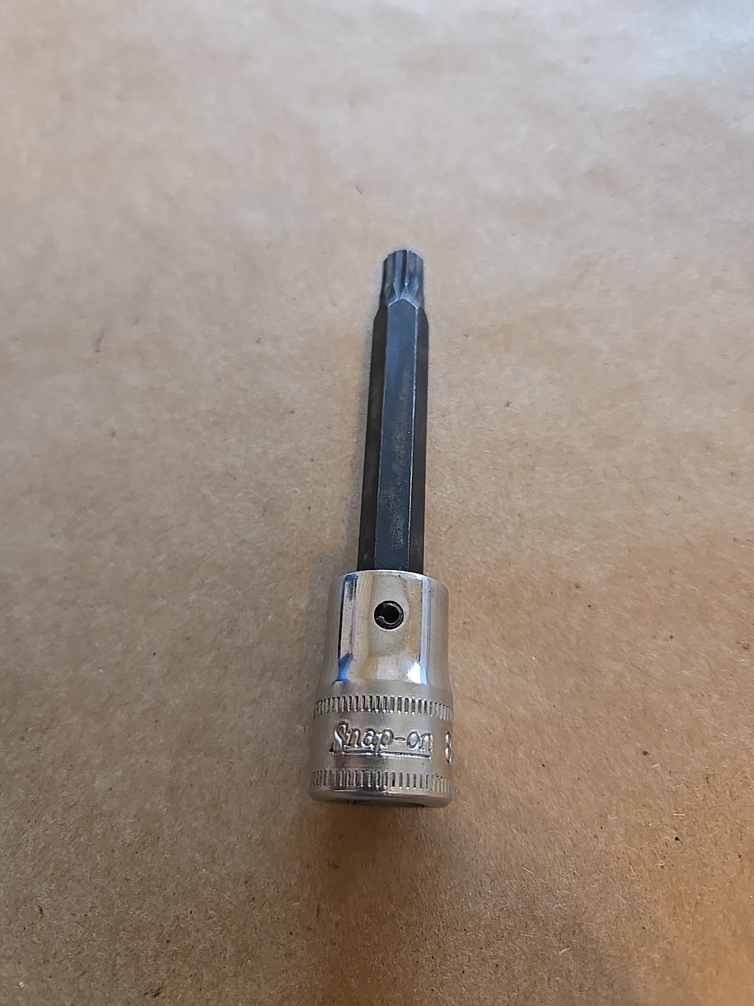 Snap On 3/8″ Drive 8MM Metric Long Triple Square Bit Socket USA FTSM8AL