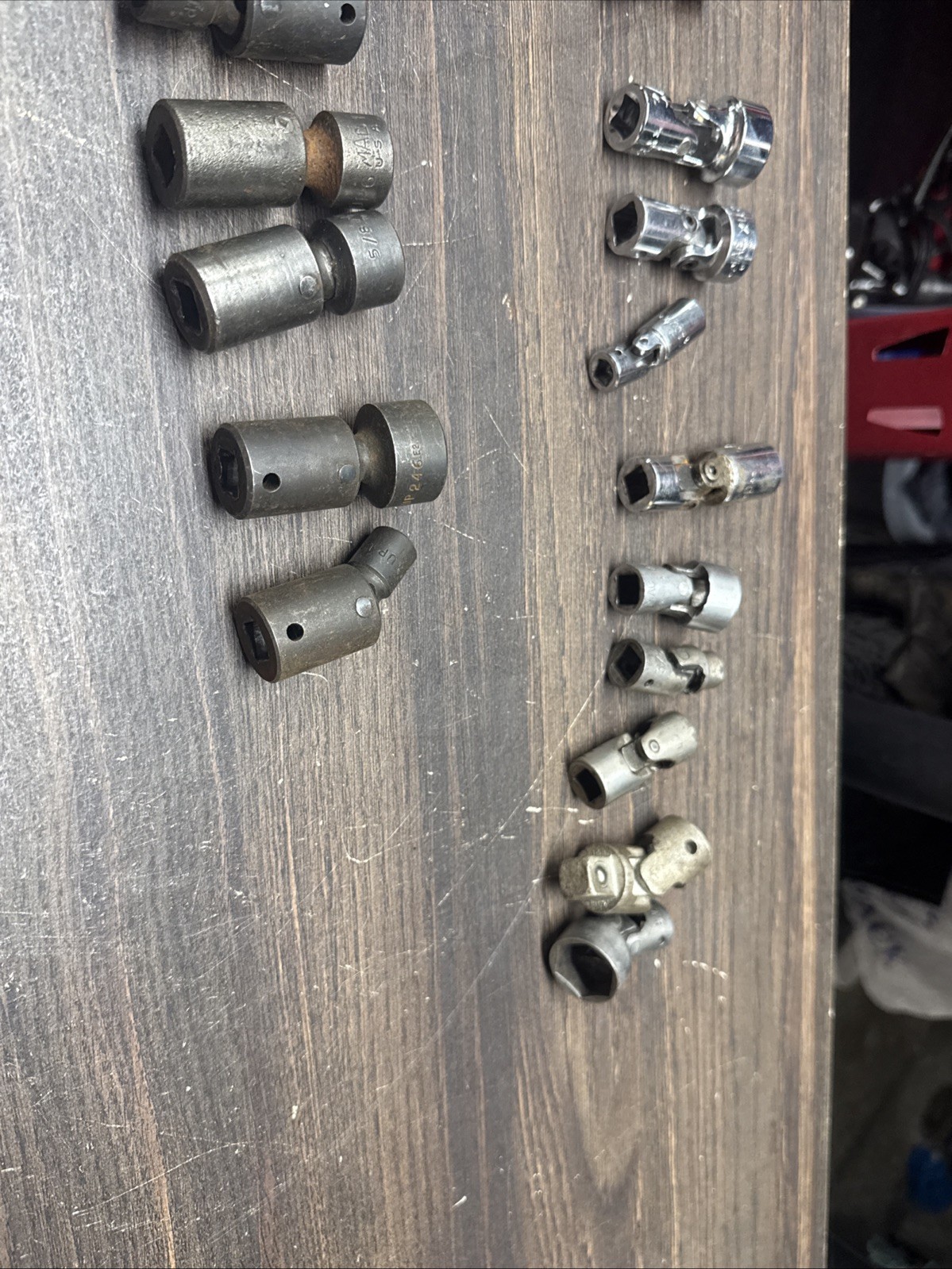 Mac Tool USA Mixed Lot 29 Piece Impact / Chrome Socket Swivel Socket Lot
