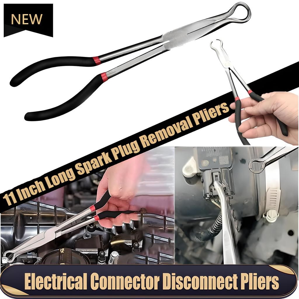 HOT 11″ Electrical Disconnect Long Spark Plug Removal Pliers For Car Connector