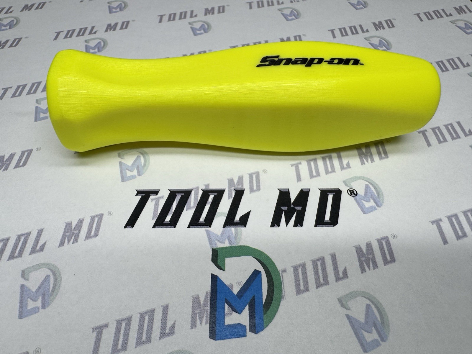 Snap-on Tools USA RARE 1/2” Drive HI VIS YELLOW Hard Grip Ratchet Handle SHFD80A