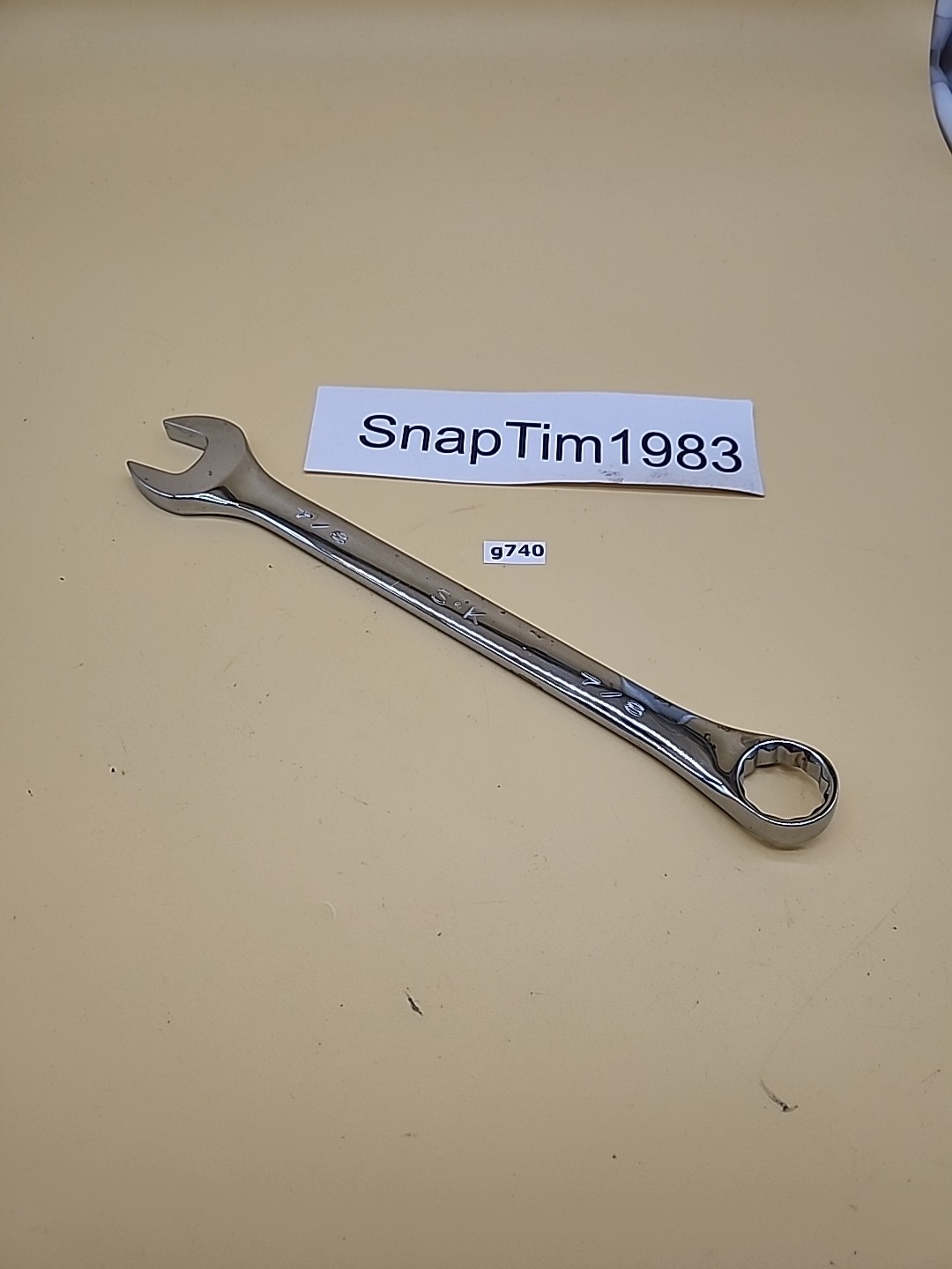 S-K Professional Tools Combination Wrench 88228 7/8″ USA