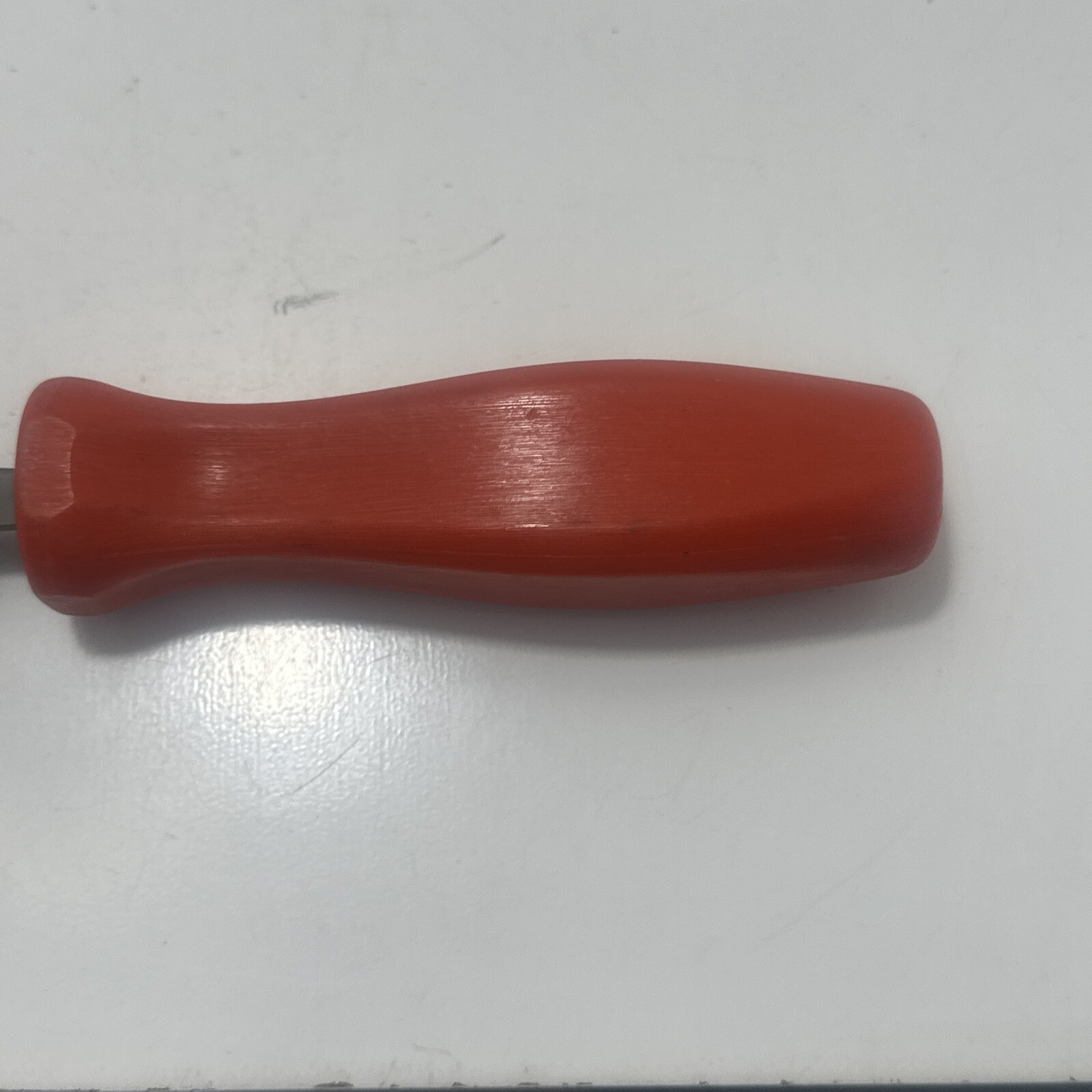 Snap On HF-616 Red Screw in Hard Handle Hand File Smooth USA EUC