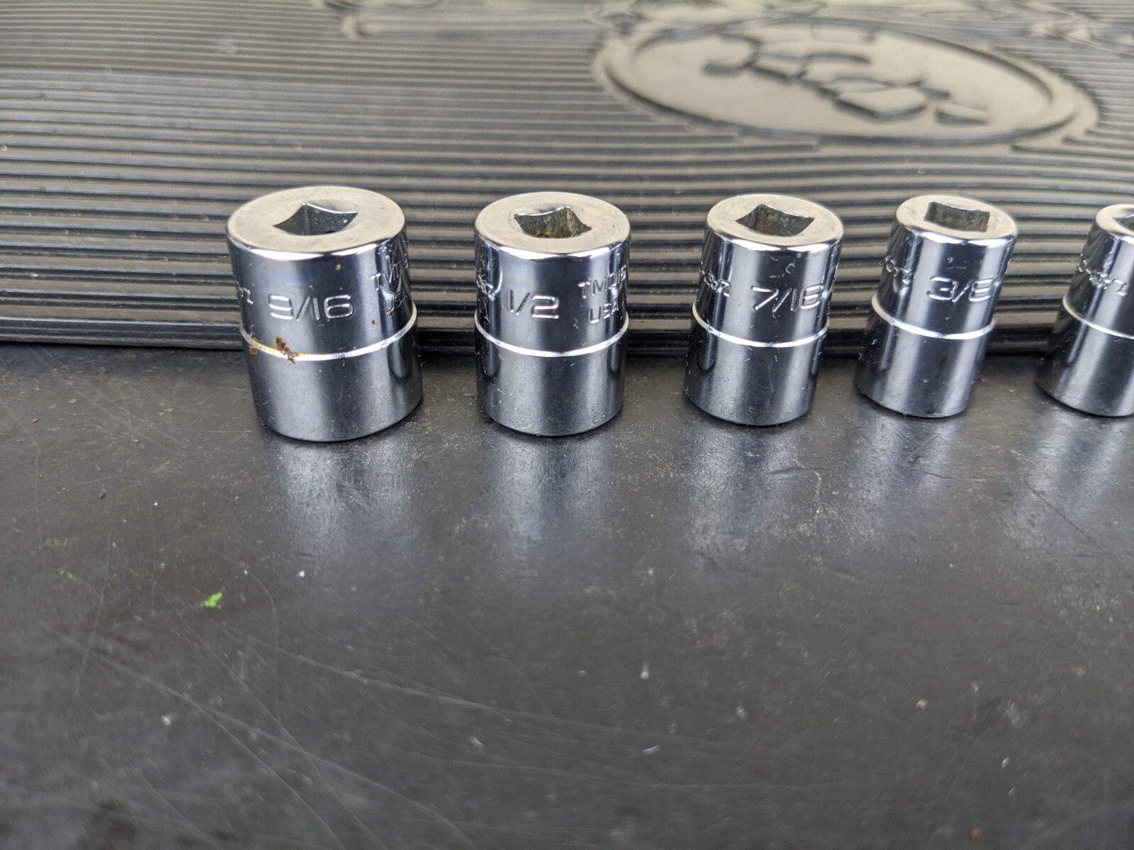 #bg107 Snap-on Tools 110TMDY USA 10pc 1/4″ Drive SAE Shallow 12pt Socket Set