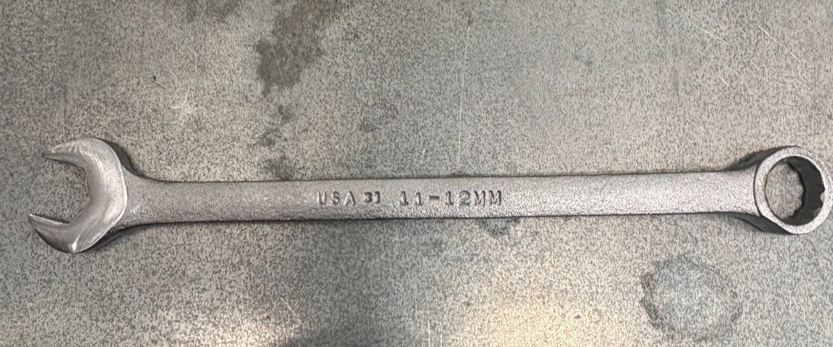 WRIGHT METRIC COMBINATION WRENCH SET OF 8 *USA MADE* 9MM-19MM
