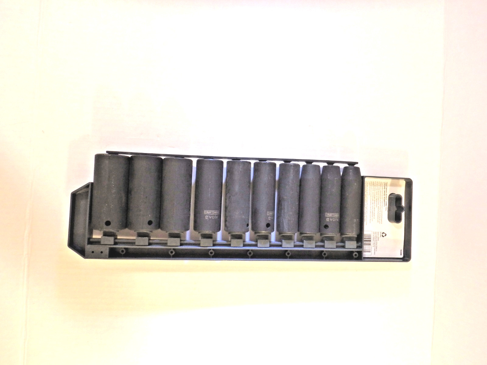 Craftsman Impact Socket 10pc Deep Set Inch dr SAE #16886