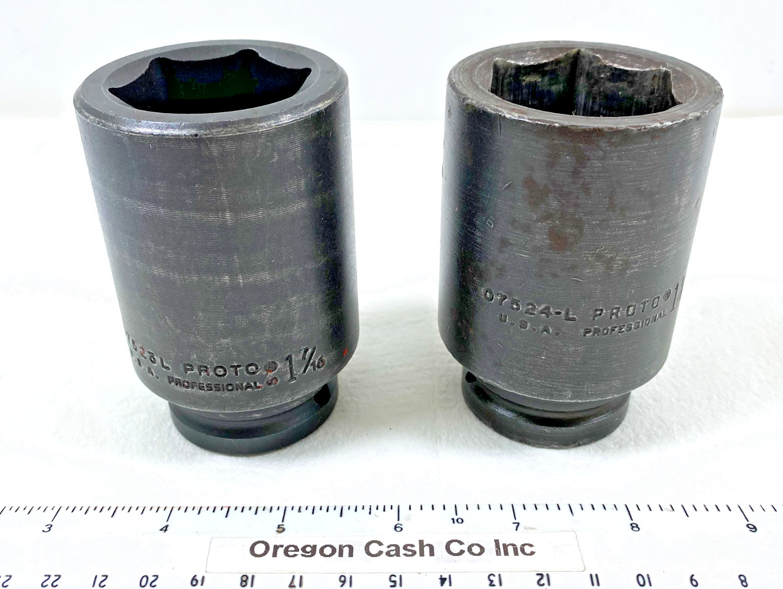 Proto Pro USA 07523L & 07524-L HD SAE 3/4″-Drive 6-Point Deep Impact Sockets