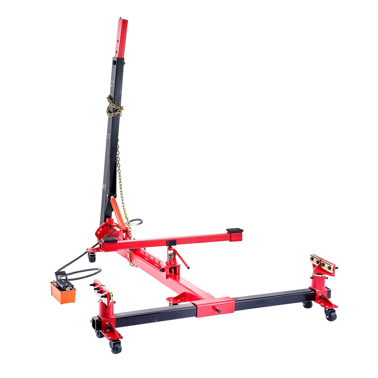 Auto Body Frame Puller Straightener 6T Car Frame Machine 3T Airbag Jack
