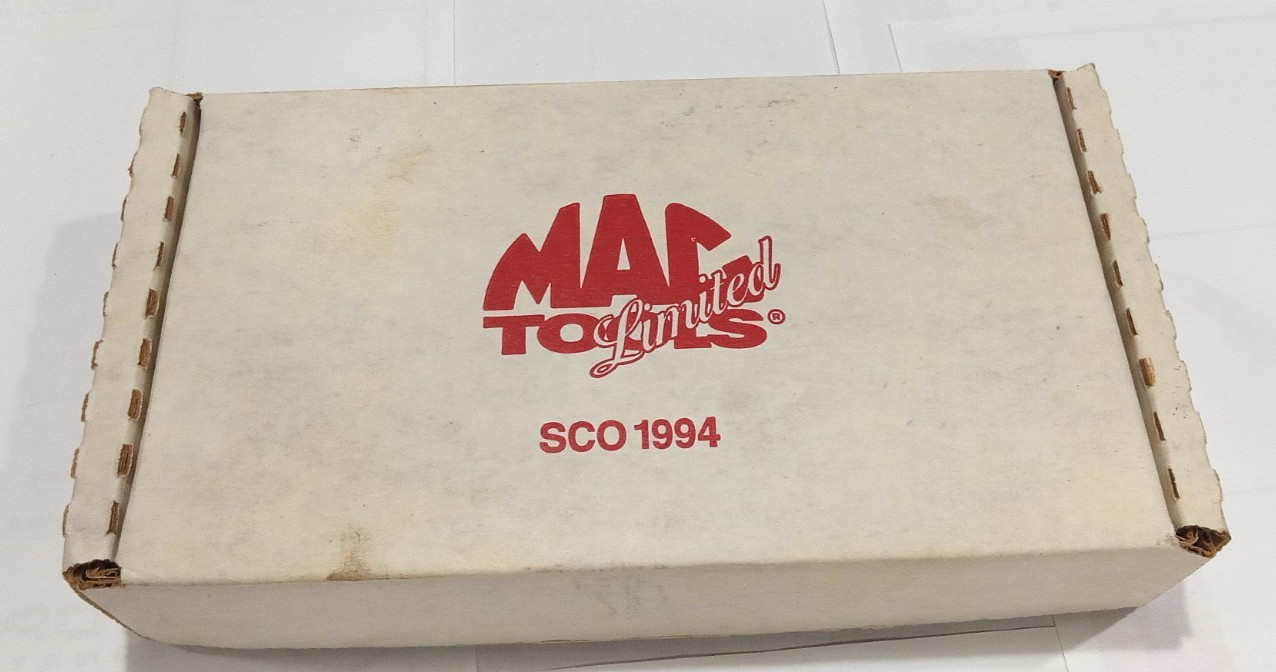 Mac Tools. SCO 1994. 24 Kt Gold-Plated limited edition. Crowfoot Wrench Set