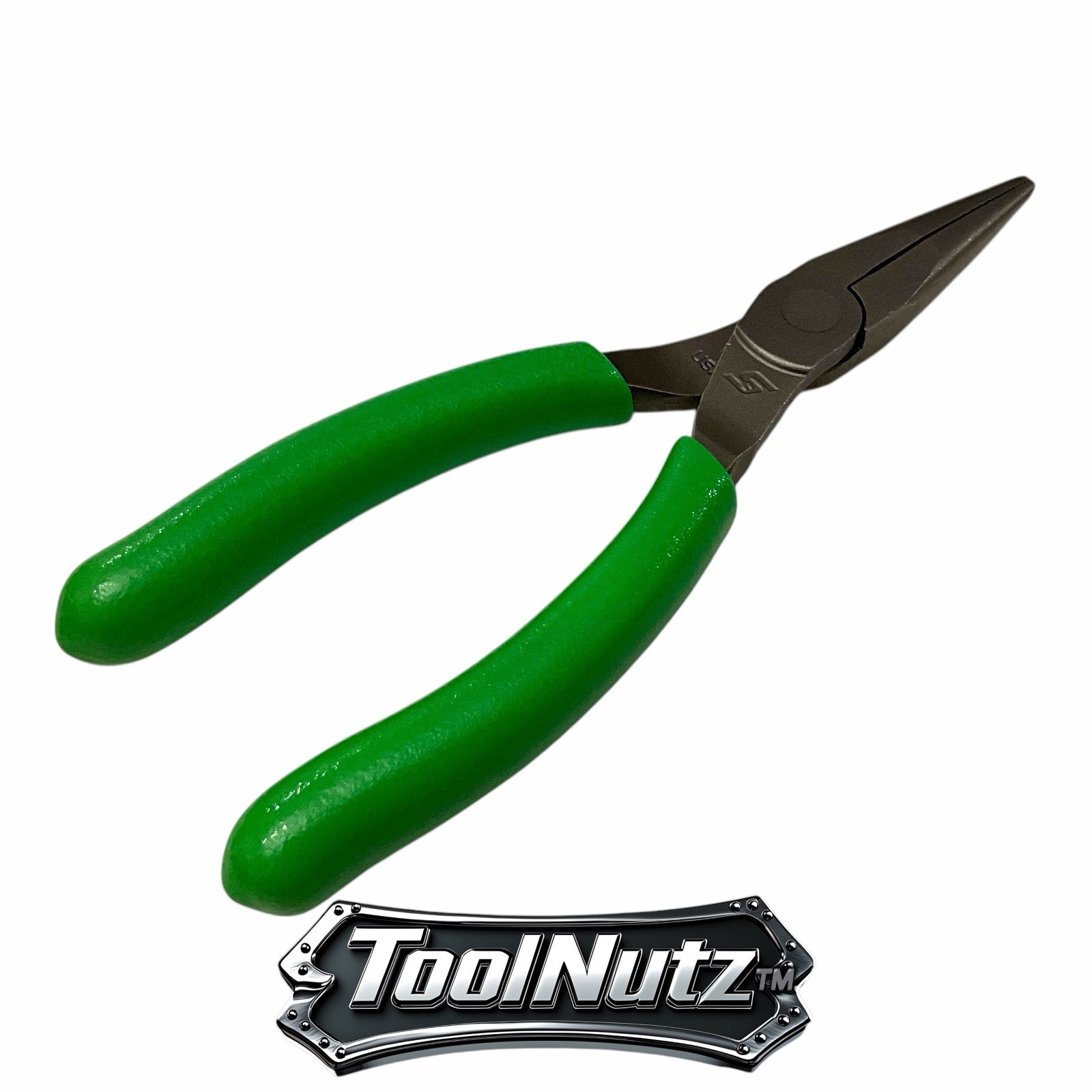 Snap-on Tools NEW 95ACFG 6″ GREEN Soft Grip Rounded Jaw Needle Nose Pliers USA