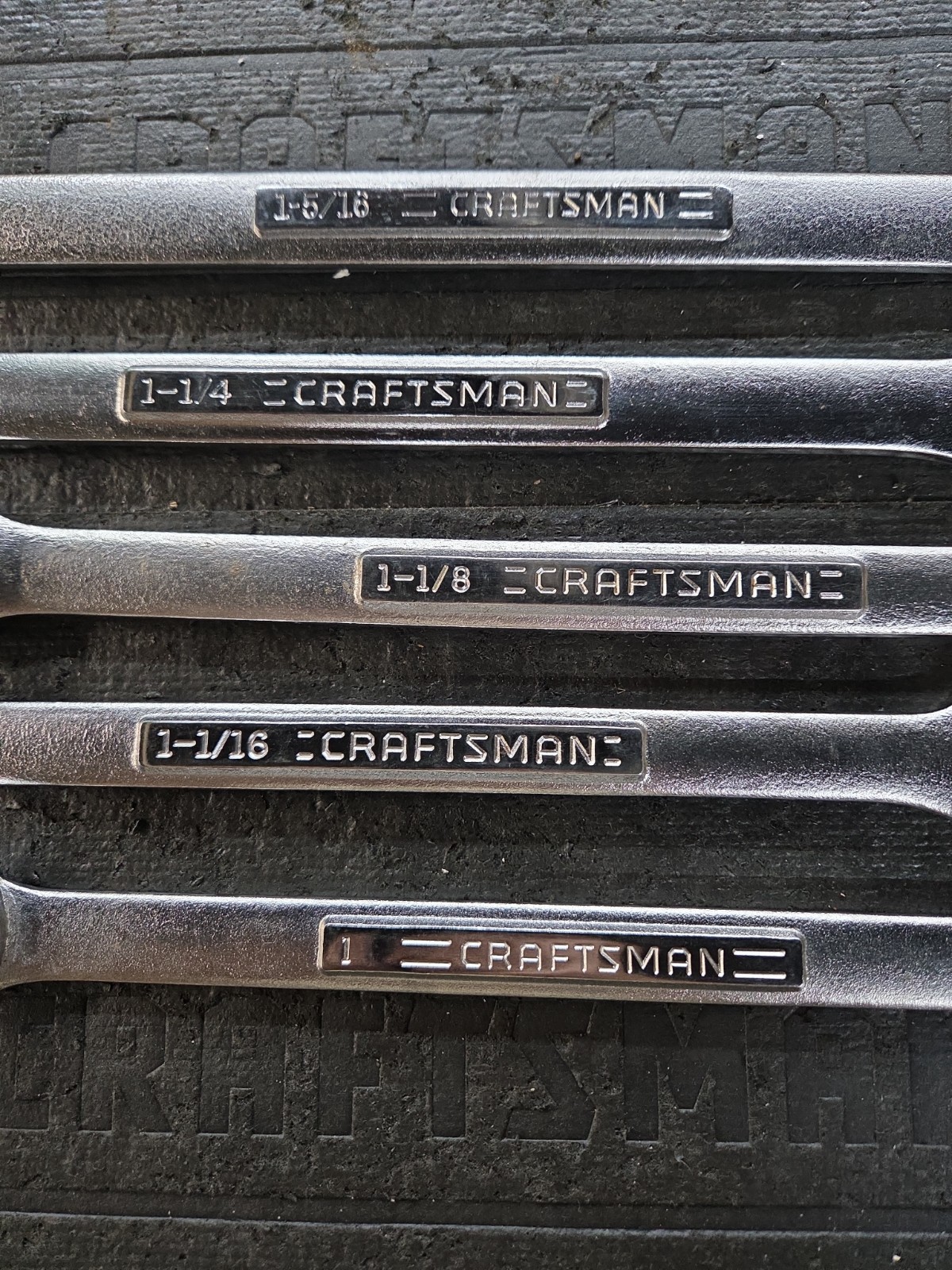 Craftsman 46939 5pc 12-Point SAE Large Combination Wrench Set 1” to 1-5/16”