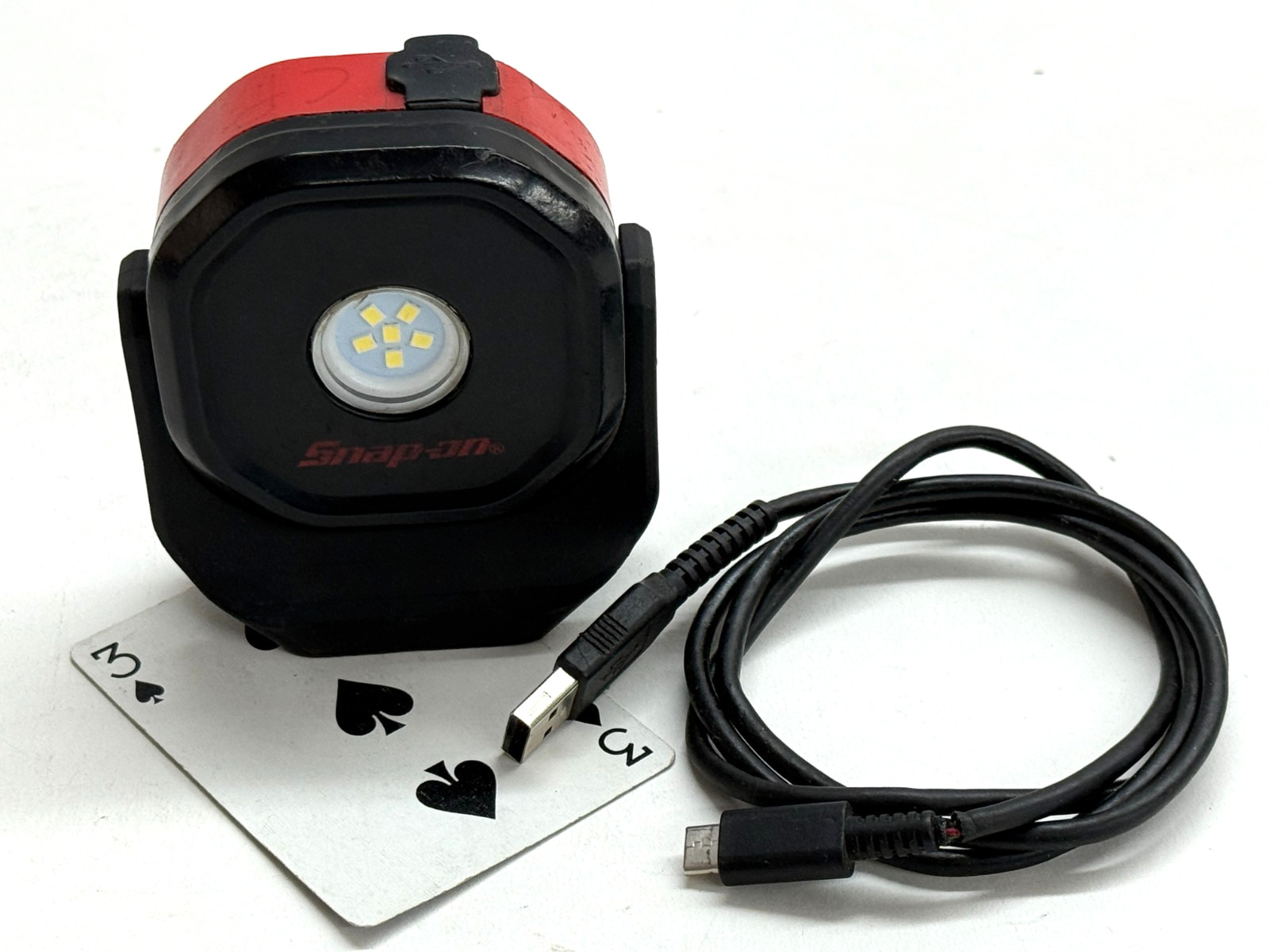 Snap on LED 545 Lumen PROJECT LIGHT Mag-Base Work Light Flashlight ABS ECPRB042M
