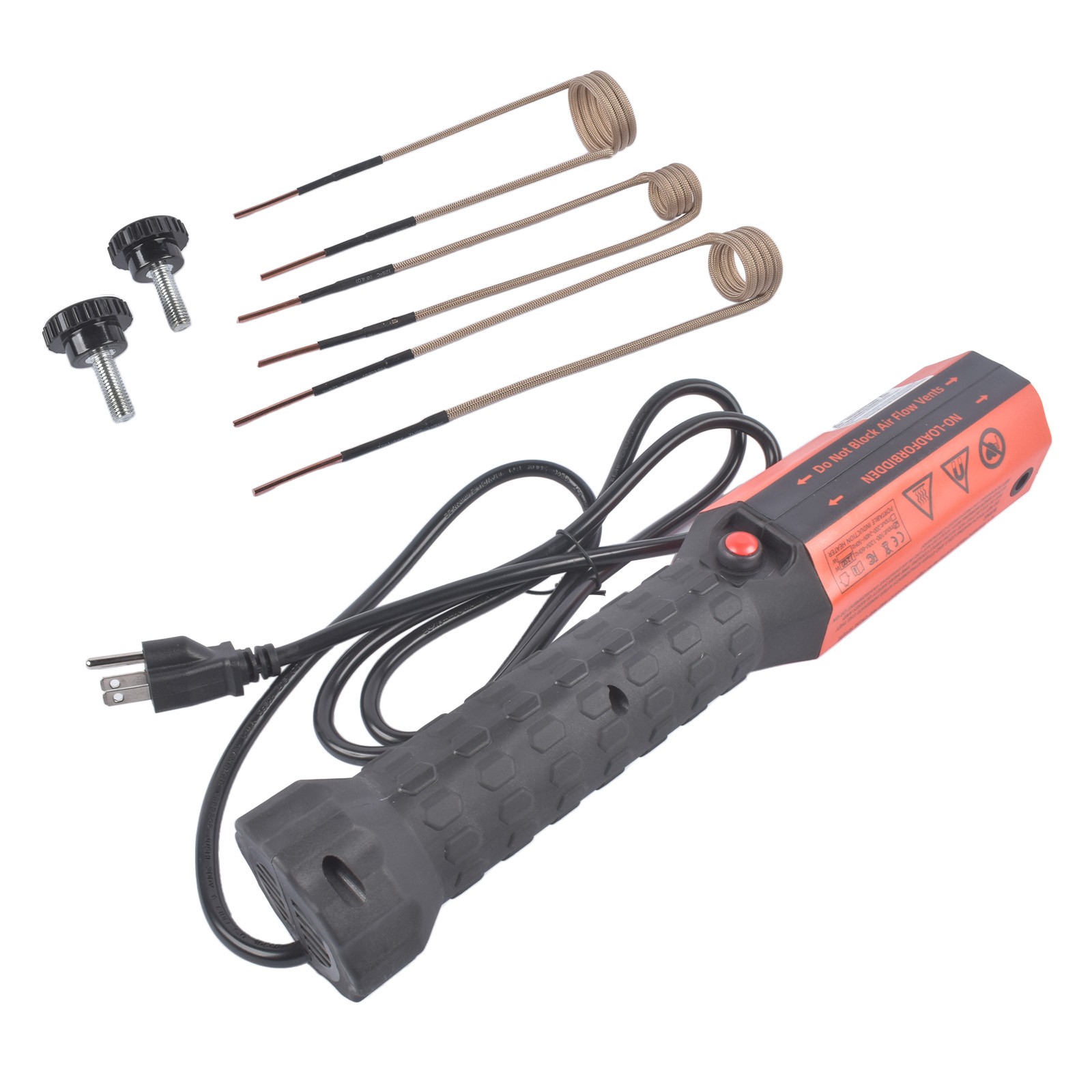 Induction Heater Bolt Removal, 1100W/1200W 110V Magnetic Flameless Heat +3 Coils