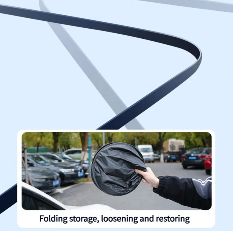 1pc UV-Reflective Rear Car Sun Shade – Heat-Insulating Windshield Cover – NEW