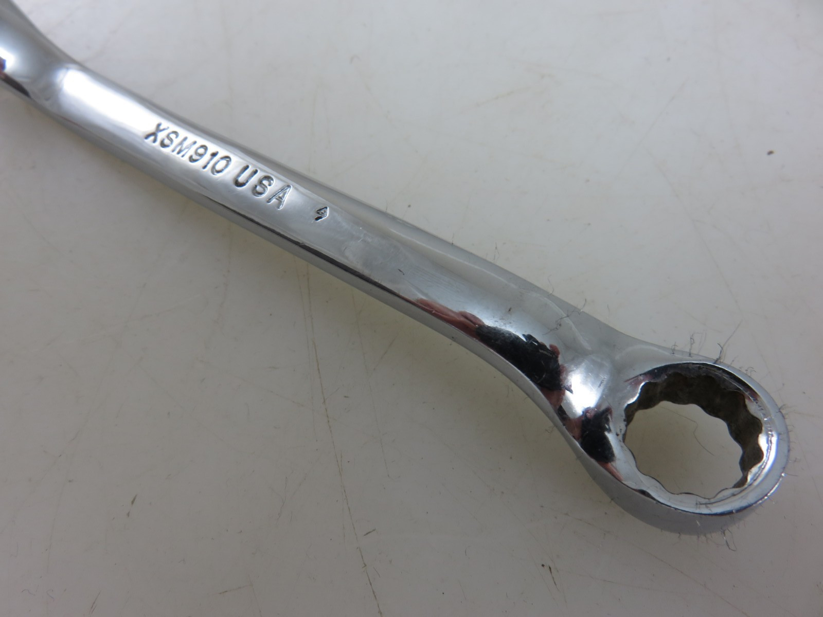 Snap-On XSM910 SHORT METRIC 10° Offset Box End Wrench 9mm x 10mm