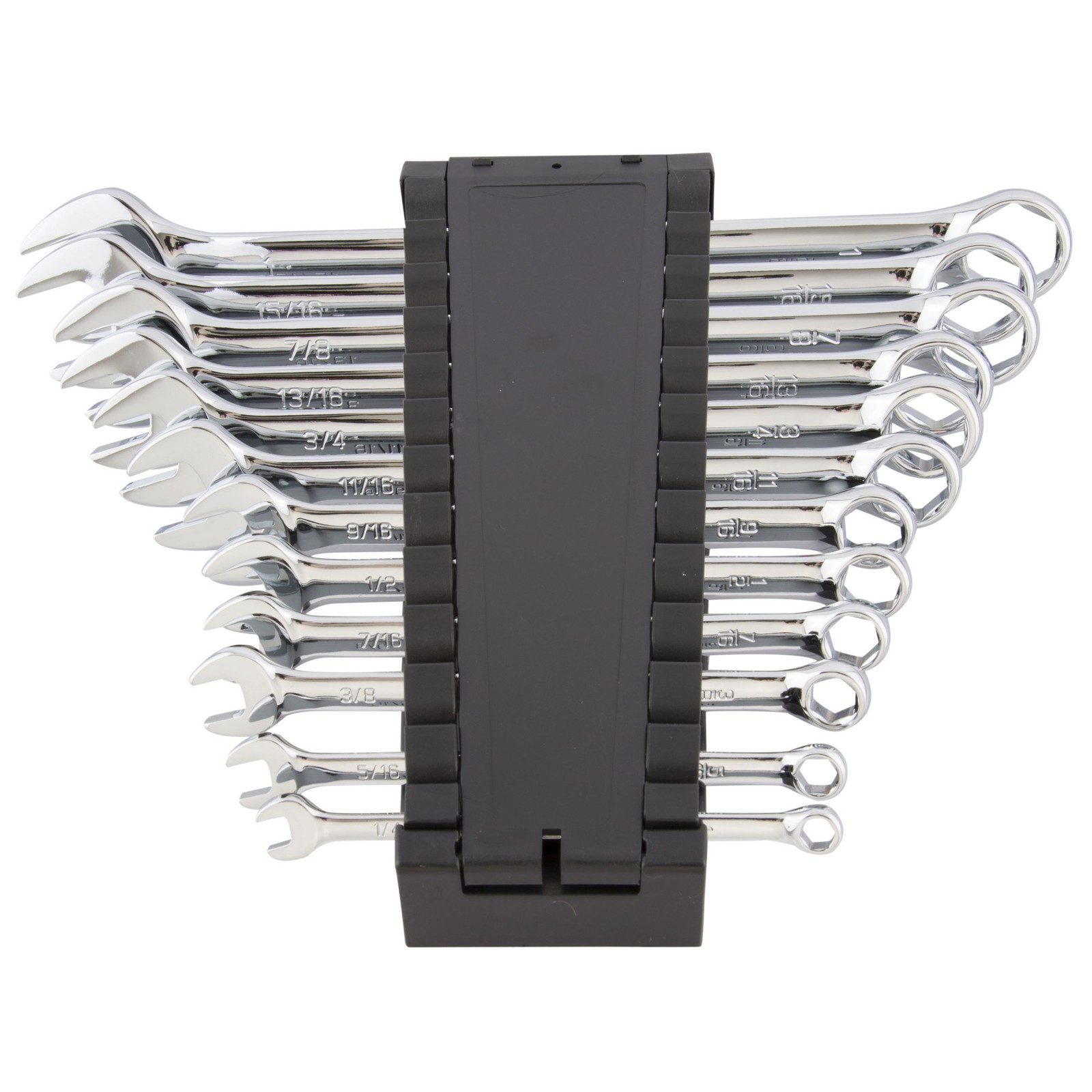 Steelman Pro 6 Point SAE/Standard 12 Piece Combination End Wrench Set 78535