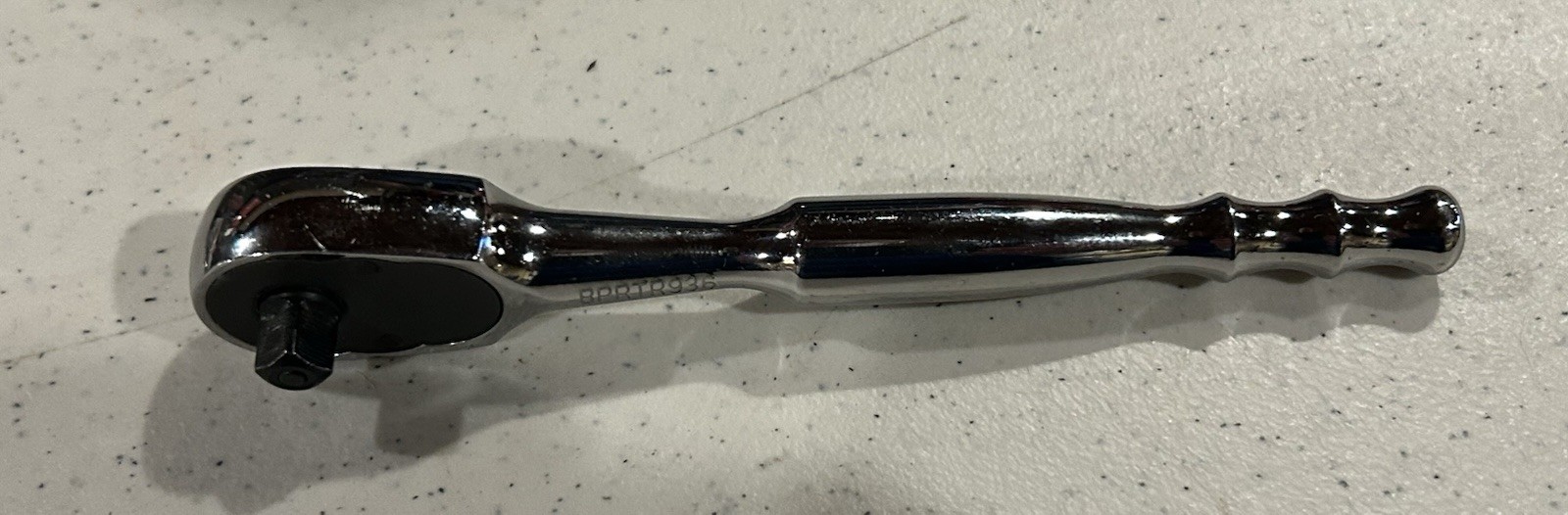 NOS. BLUE POINT BPRTR936 1/4” DRIVE QUICK RELEASE CHROME RATCHET