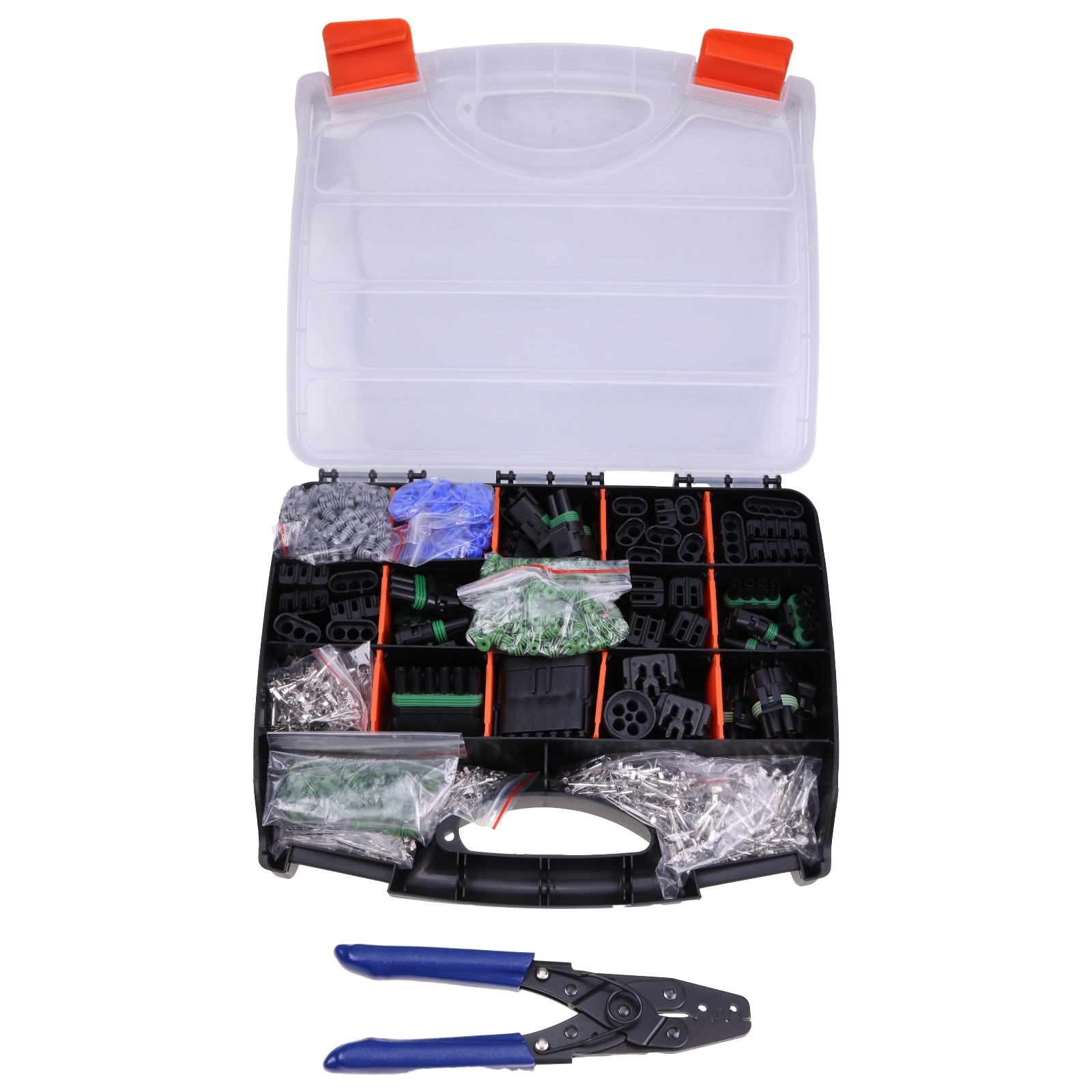 Pro Weather Pack Connector Kit WP-1104 With Non-Ratcheting Crimp Tool