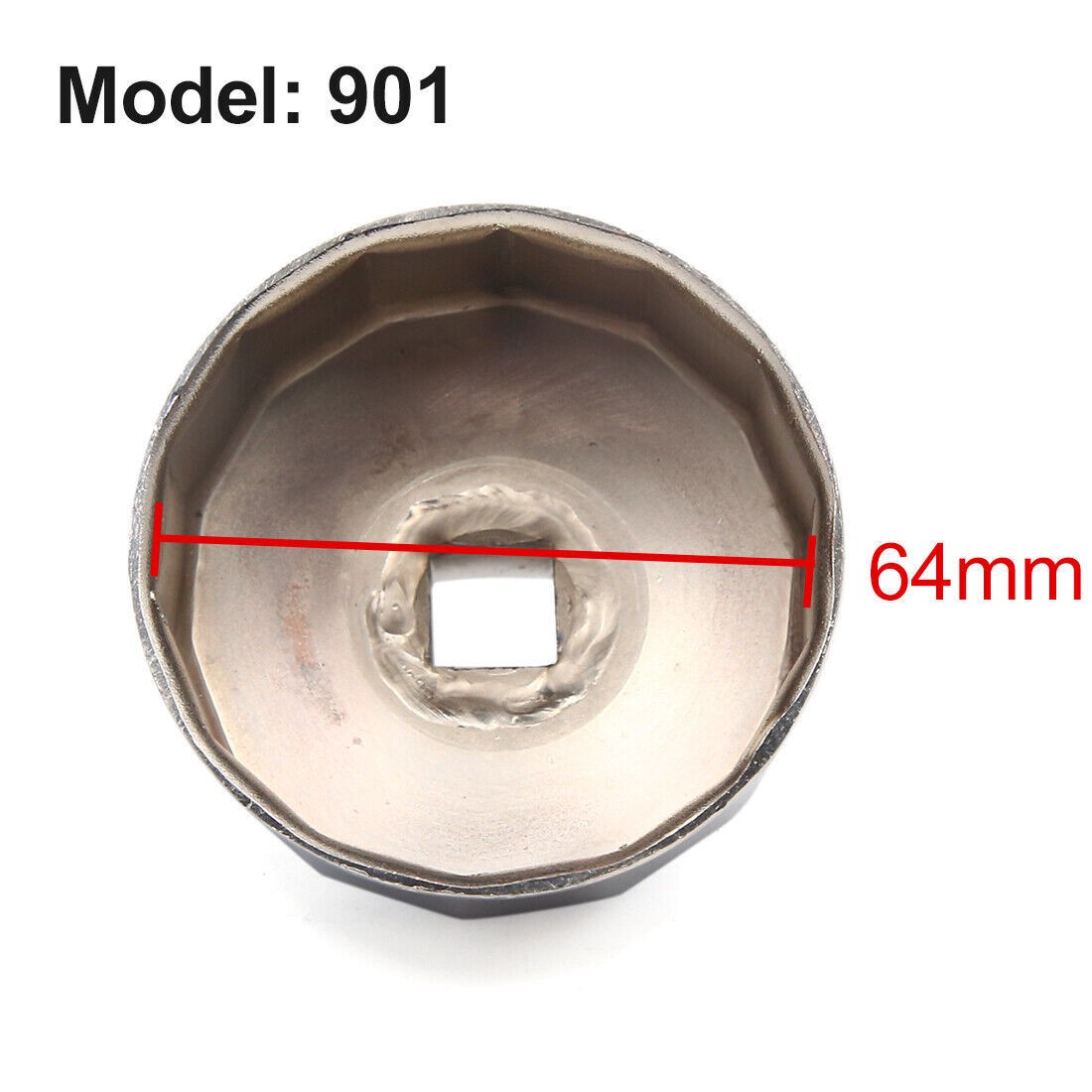 14 Flutes 64-65mm Inner Dia Metal Oil Filter Wrench Cap Tool Remover for Car