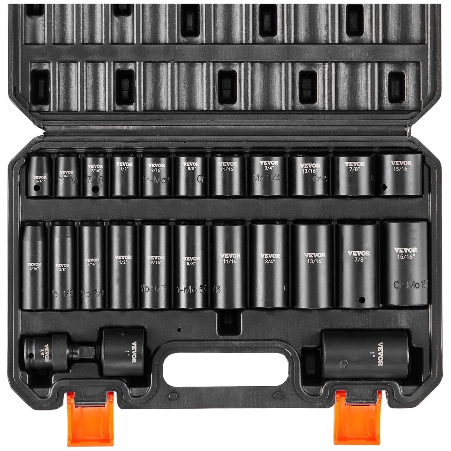 Heavy-Duty 3/8″ Drive Impact Socket Set 25pc for Auto Repair