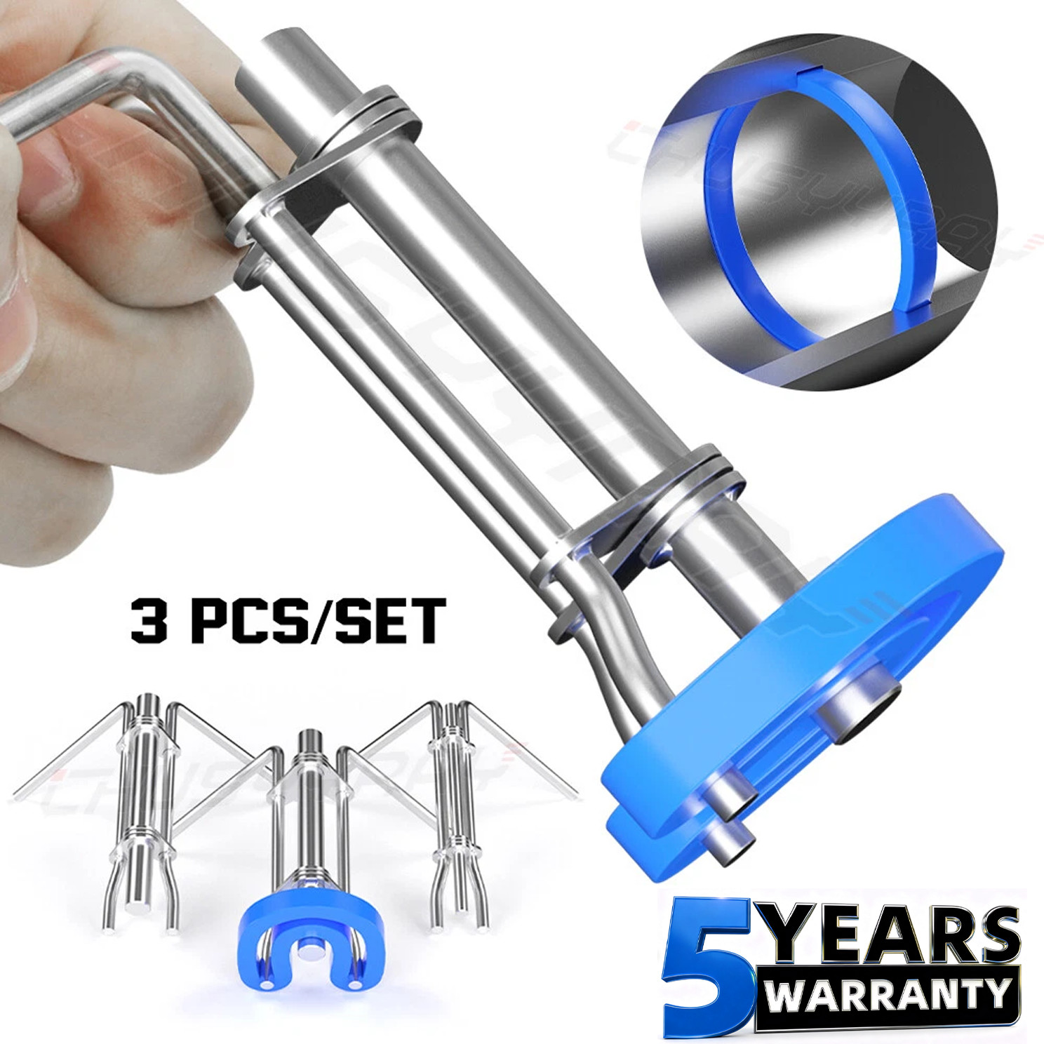 3-Pack Hydraulic Seal Installation Tools Hydraulic Cylinder Piston Repair Seal