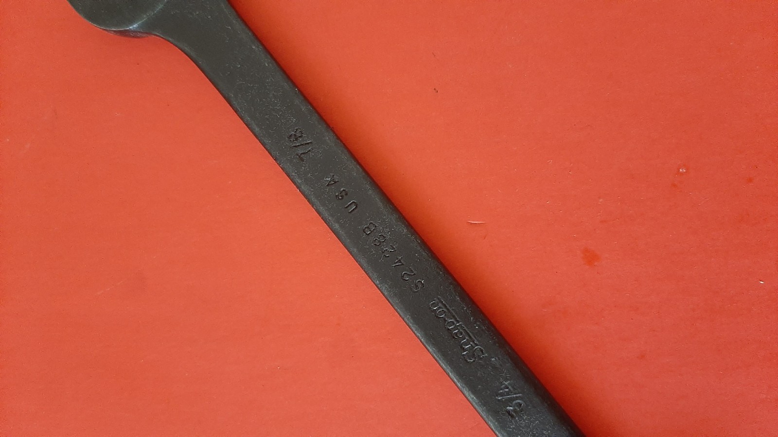 Snap-on Tools S2428B 3/4″ x 7/8″ Open-End Wrench USA Black Industrial Finish