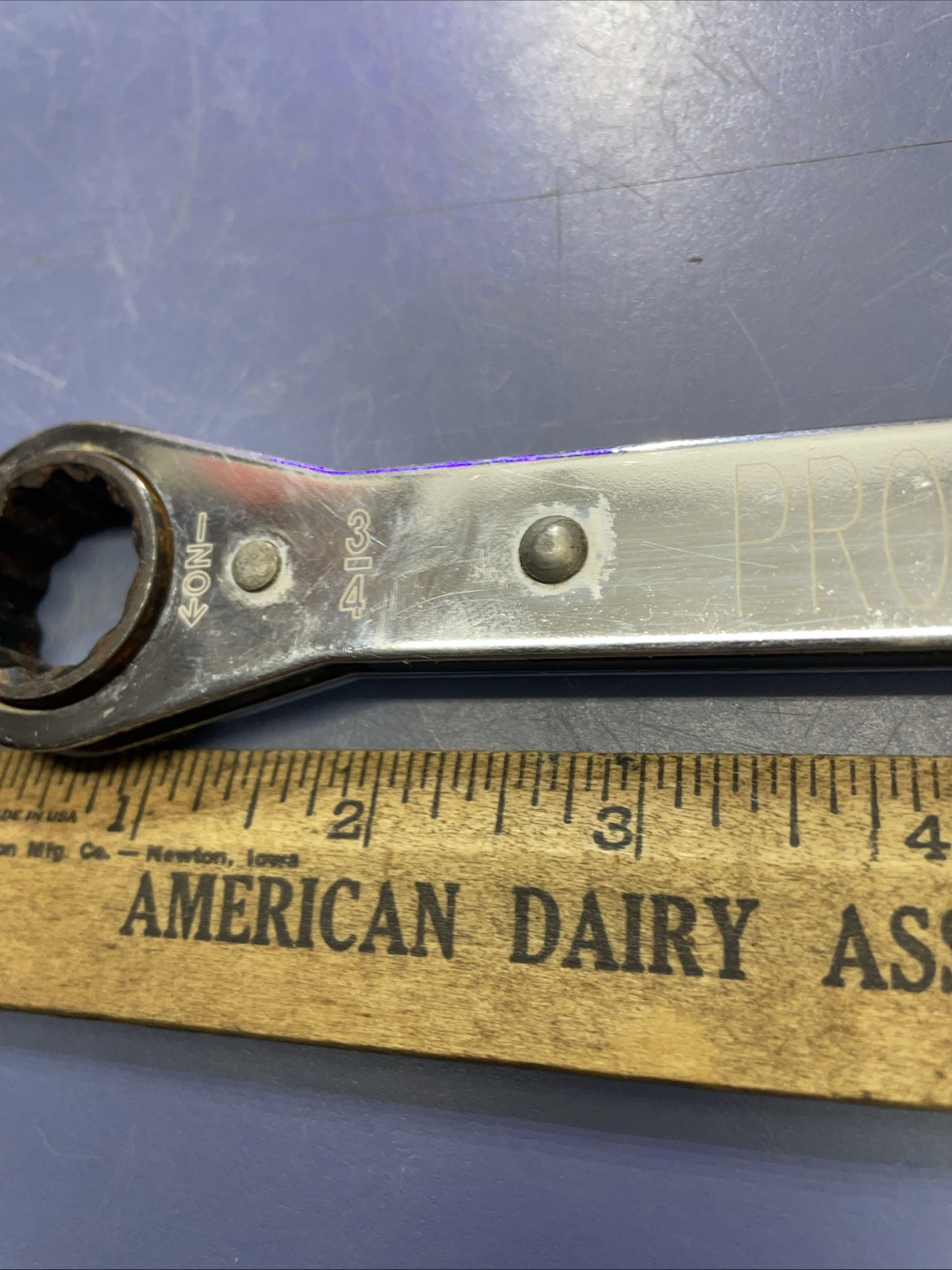 PROTO 1195-A 3/4” X 7/8” RATCHETING BOX WRENCH