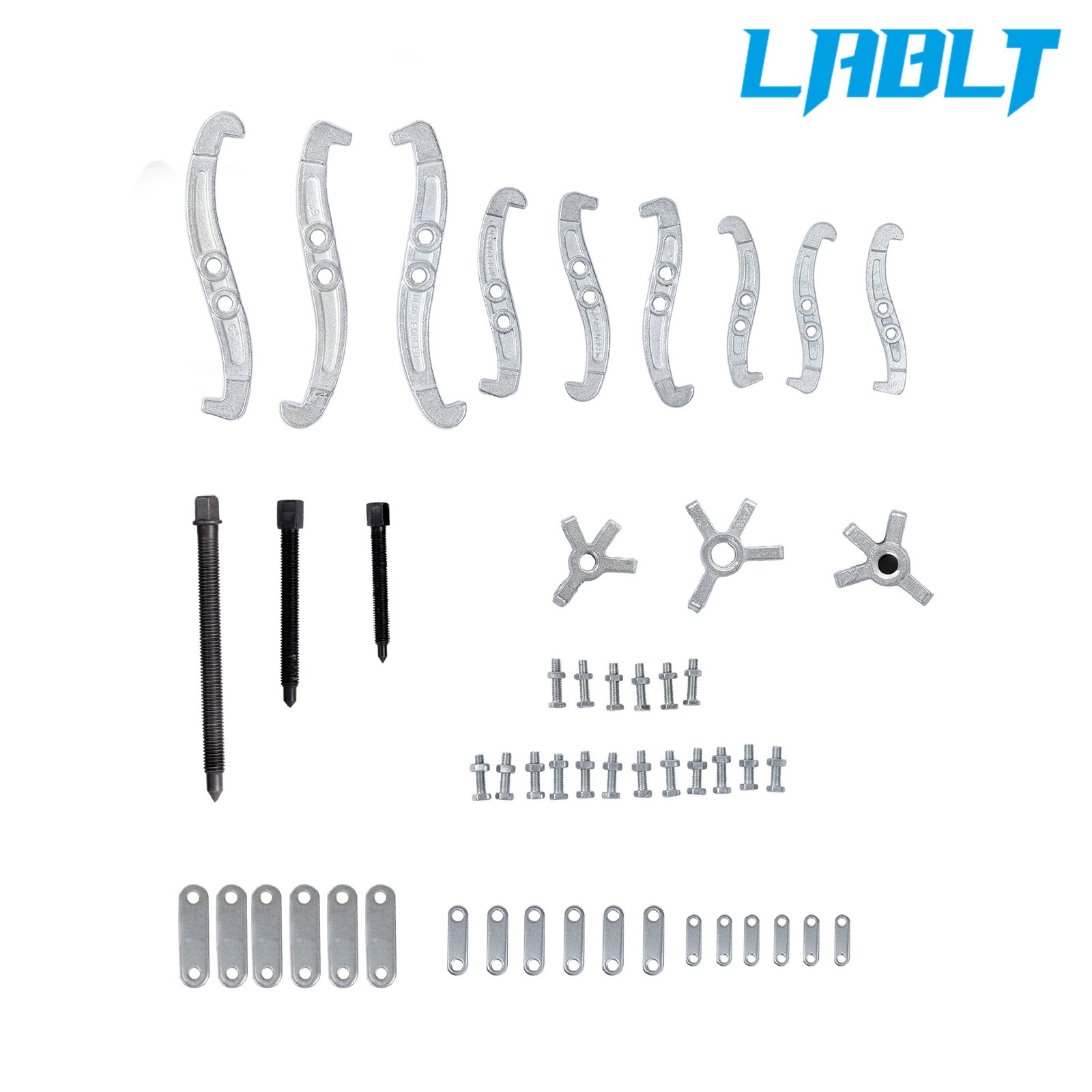 3-Jaw Gear Puller Set 3” 4” 6” Removal Tool Kit 4 Slide Gears Pulley & Flywheel