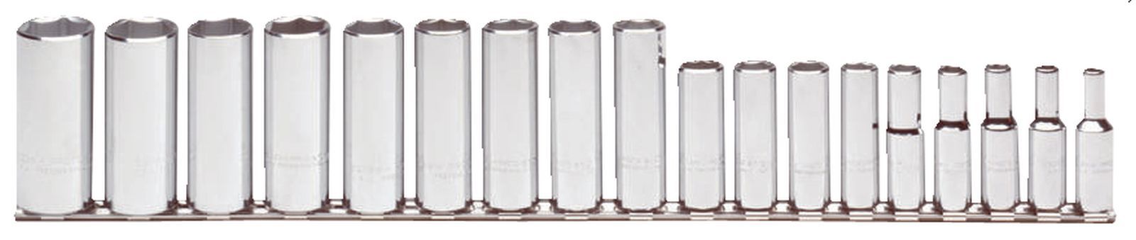 Proto® J52203 3/8″ Dr 18 Pcs Metric Deep Socket Set -6 Point 6-23mm Made In USA
