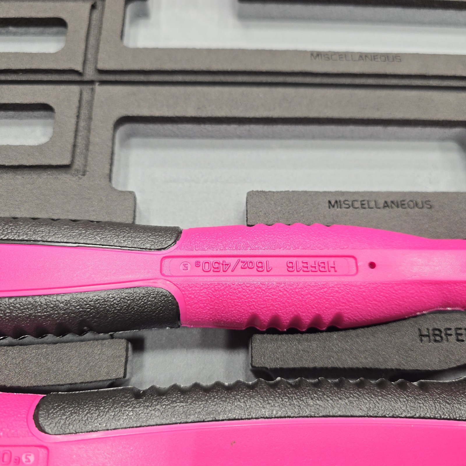 Snap-on Tools 6pc ELECTRIC PINK Dead Blow Hammer Set HBBD301FEP HBFE301FEP