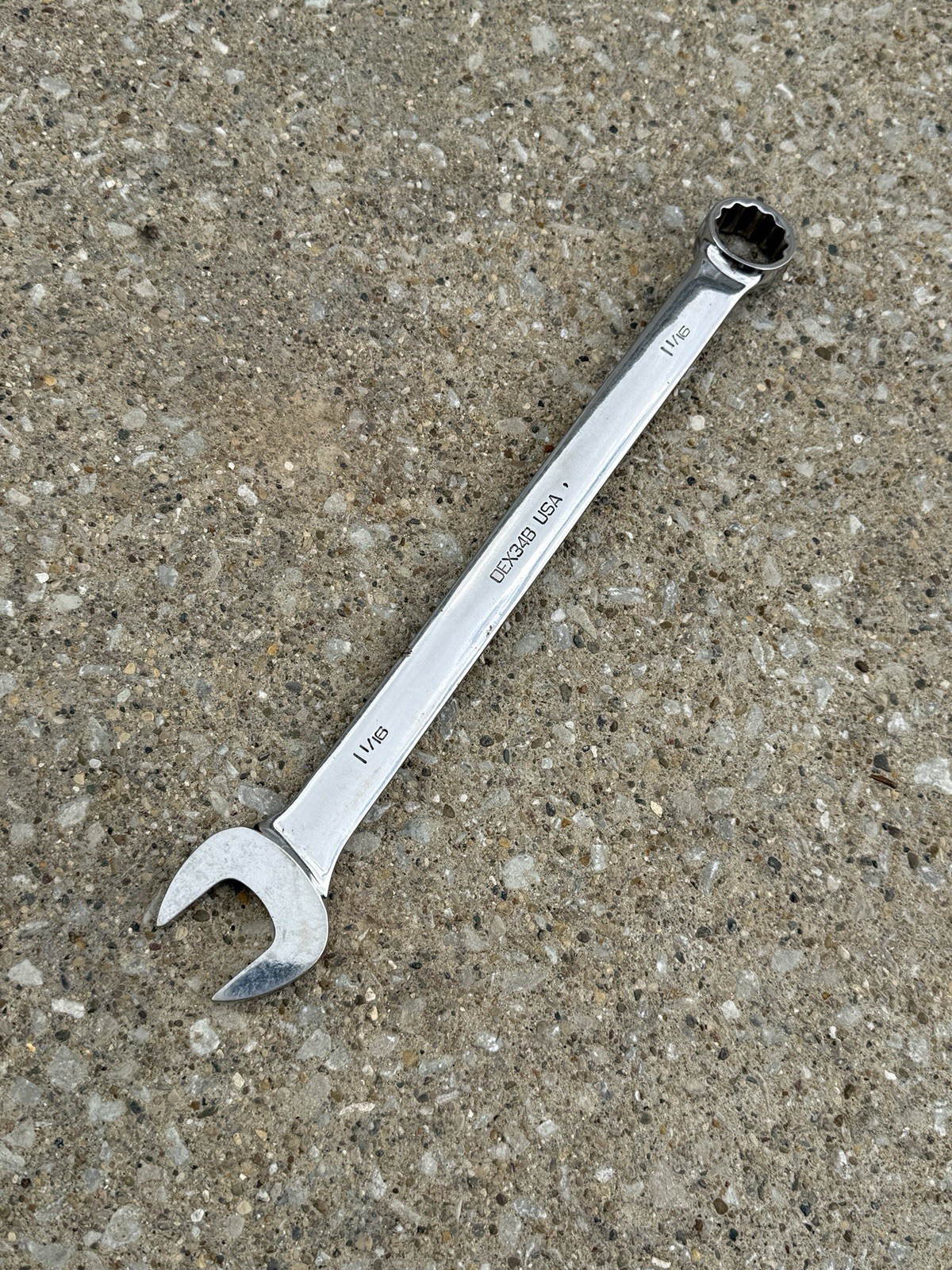 Snap-on Large Size SAE Combination Wrench Set 3/4” thru 1-1/16” OEX/SOEX Series