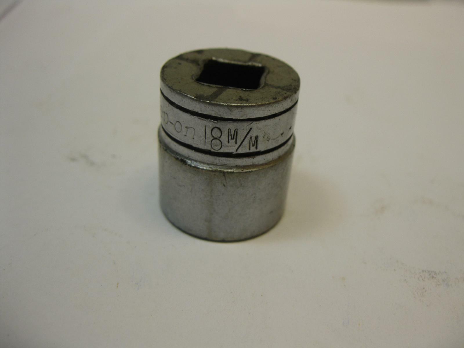 Snap-on tools 3/8″ drive 18mm metric 12pt. SOCKET F-18M