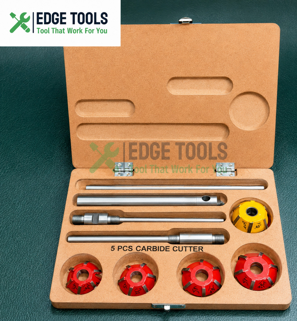 New Carbide Tipped Valve Seat Cutter 5 Pcs Set For Vintage & Modern Car & Bikes