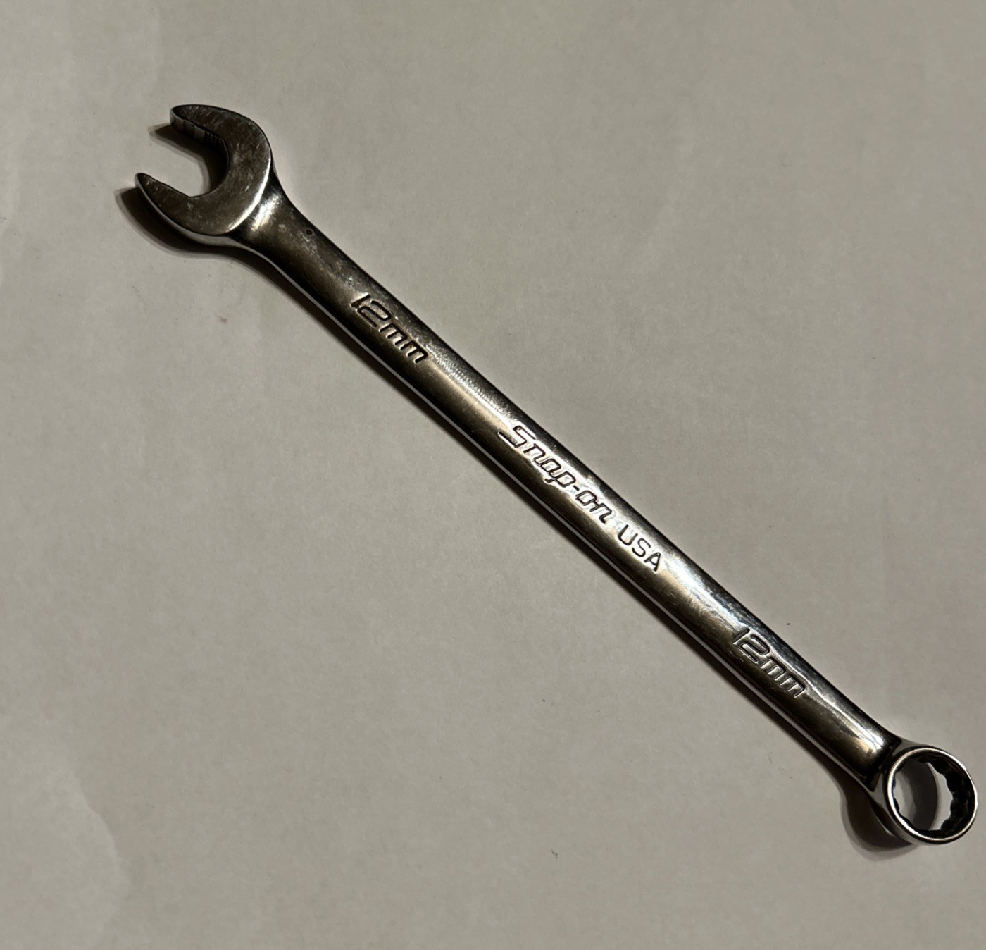 Snap-On Tools USA 12mm Metric Flank Drive PLUS Wrench SOEXM12