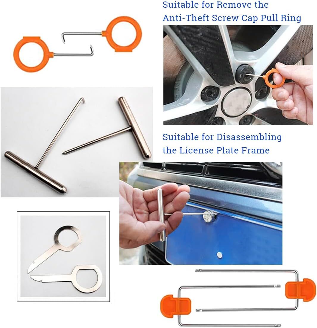 1 Kit Para Abrir Puerta De Auto Carro Completo Profesional Long Reach Tools Set