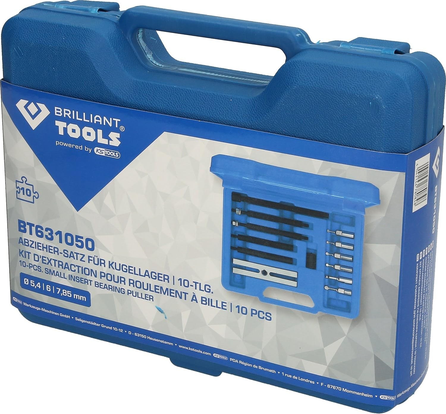 BT631050 Ball Bearing Puller Set, 10pc Powered by KS TOOLS BT631050 Puller…
