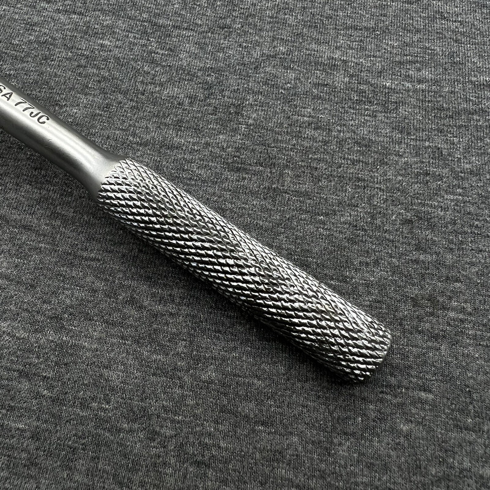 Vintage Thorsen Tools 3/8″ Drive Ratchet 7.5” Long Knurled Handle 77JC USA
