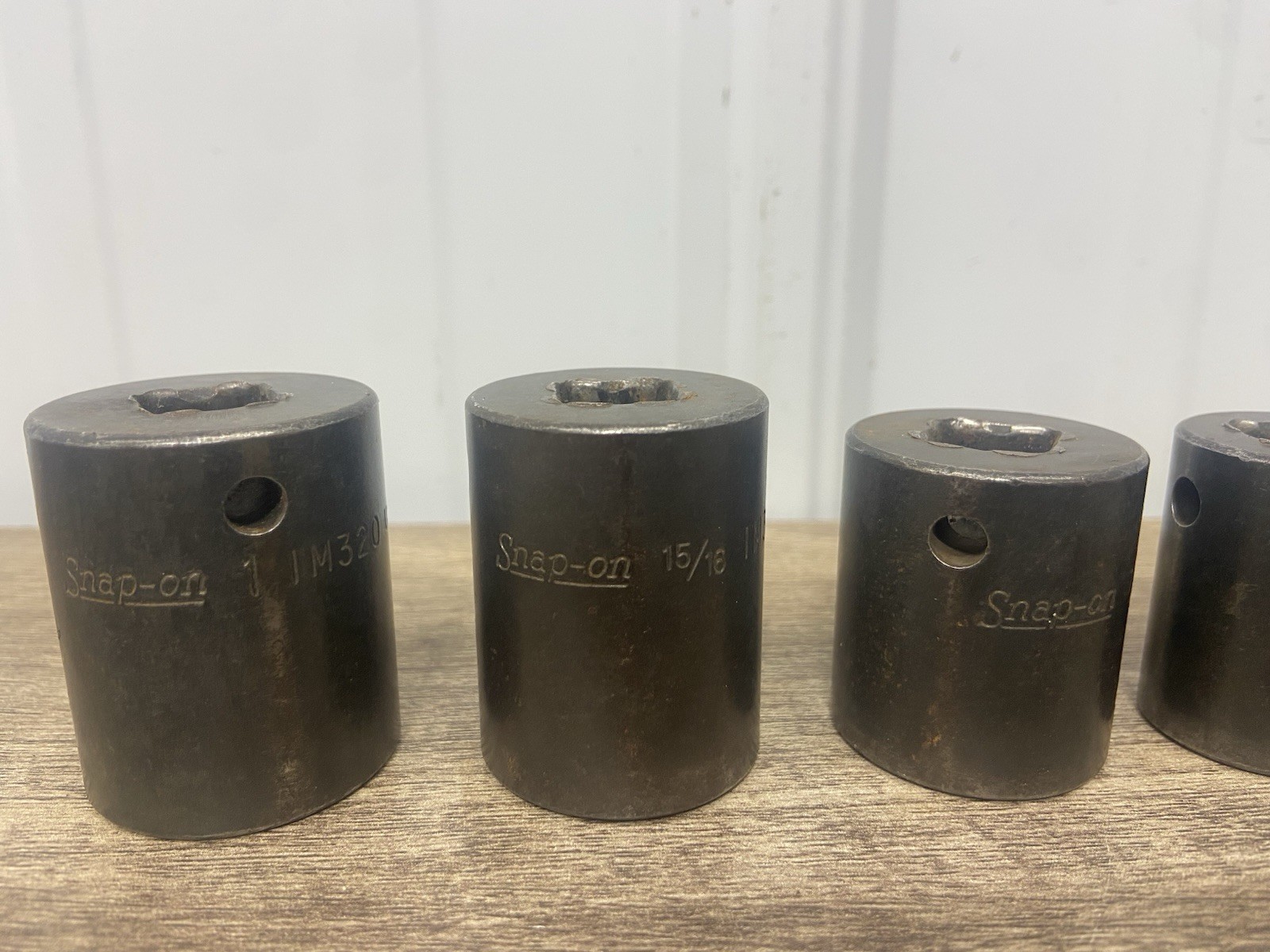 Snap-on SET 9 pc 6 point 1/2″ Dr IM320-IM120A Shallow Impact Socket Set